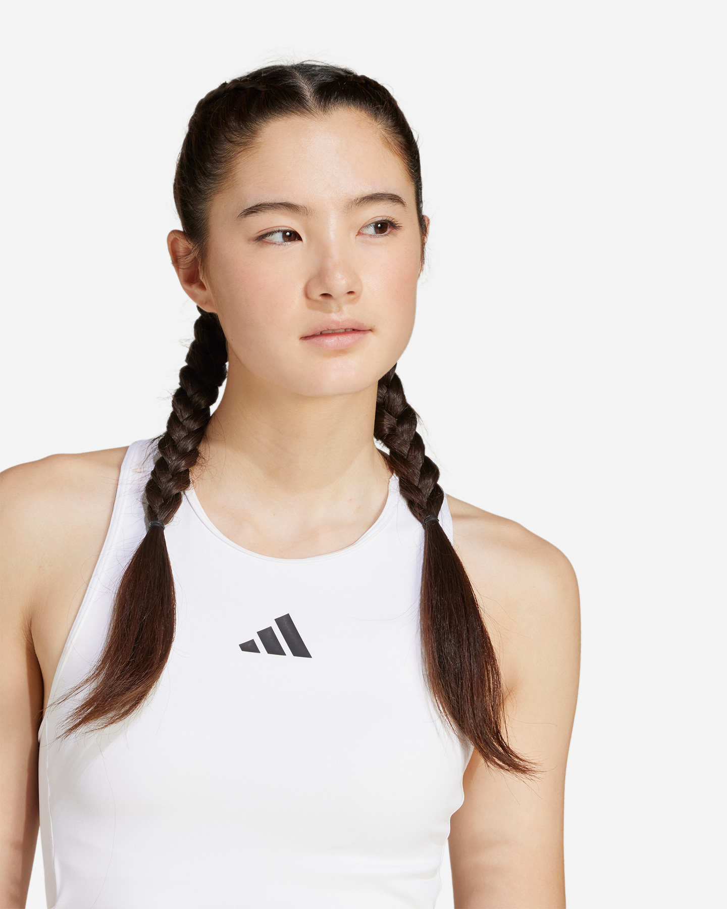 Canotta training ADIDAS SMALL LOGO W - Bianco - 4 | Cisalfa Sport