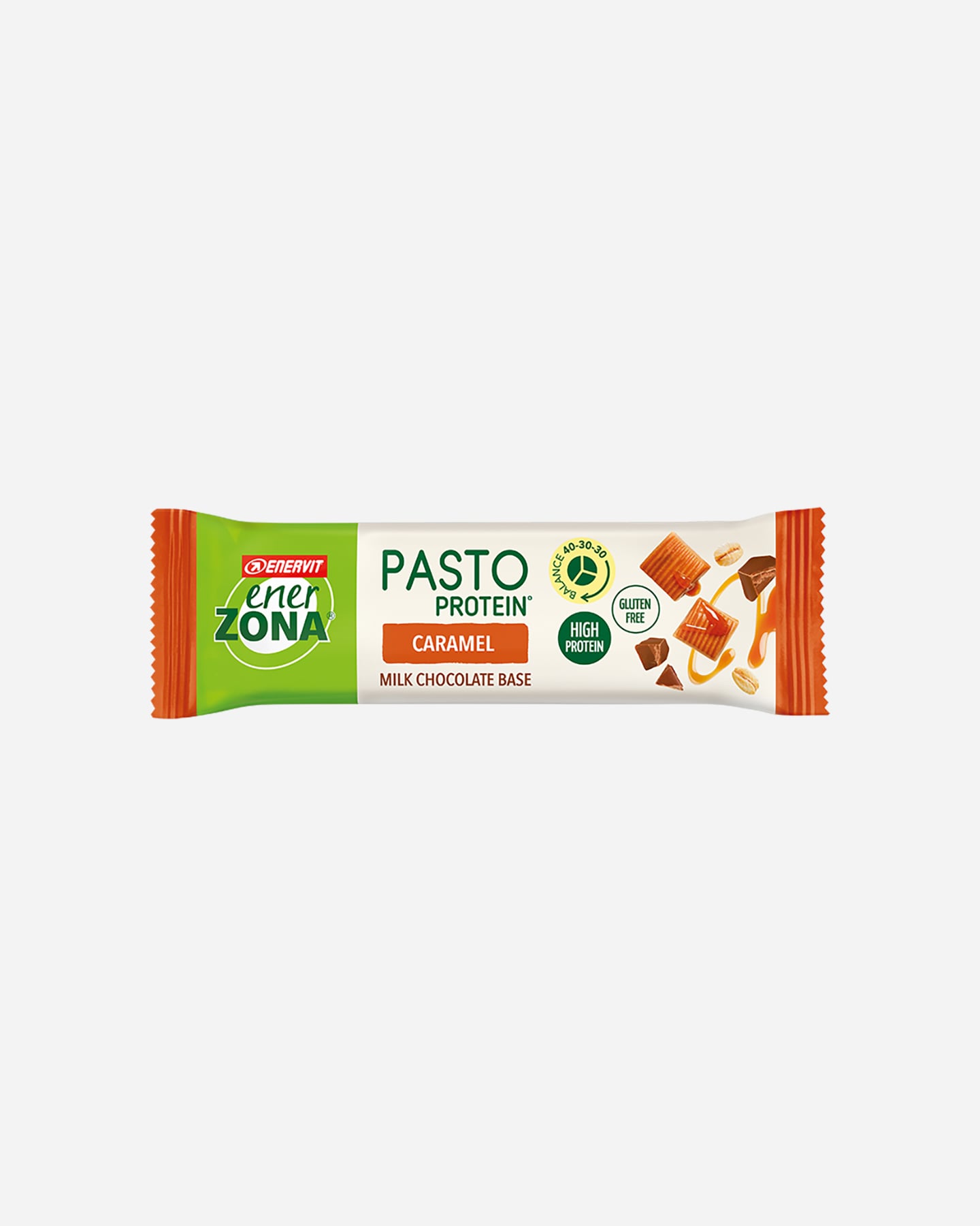 Barretta sostitutiva ENERVIT PASTO PROTEIN CARAMEL 55G  - Color mix - 0 | Cisalfa Sport
