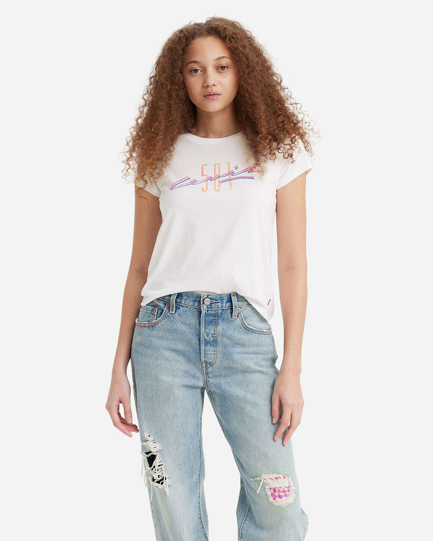 levi's 501 w - t-shirt - donna