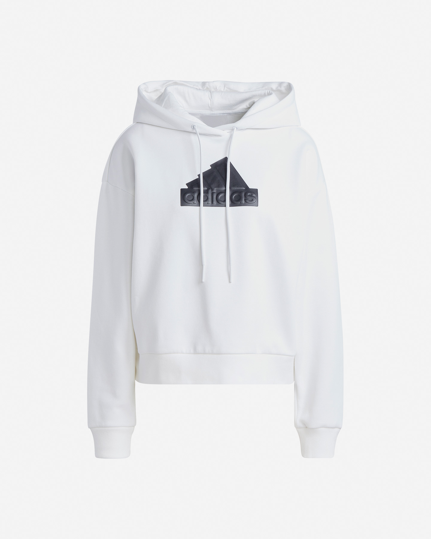 Felpa ADIDAS BADGE OF SPORT LOGO W - Bianco - 0 | Cisalfa Sport