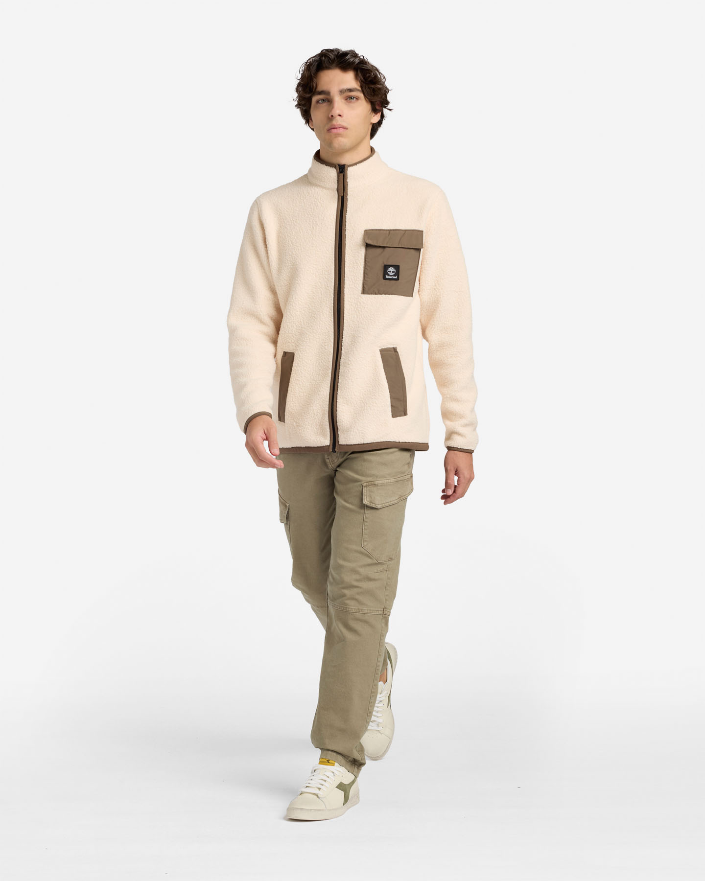 Felpa TIMBERLAND LOGO M - Beige - 2 | Cisalfa Sport