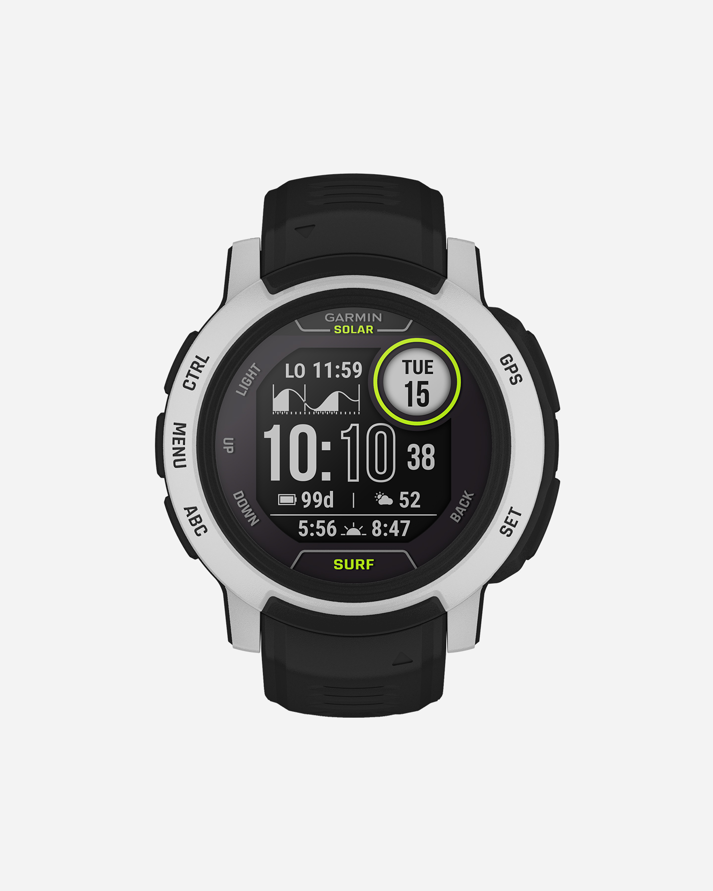 Orologio multifunzione GARMIN INSTINCT 2 SOLAR SURF EDITION - Argento - 0 | Cisalfa Sport