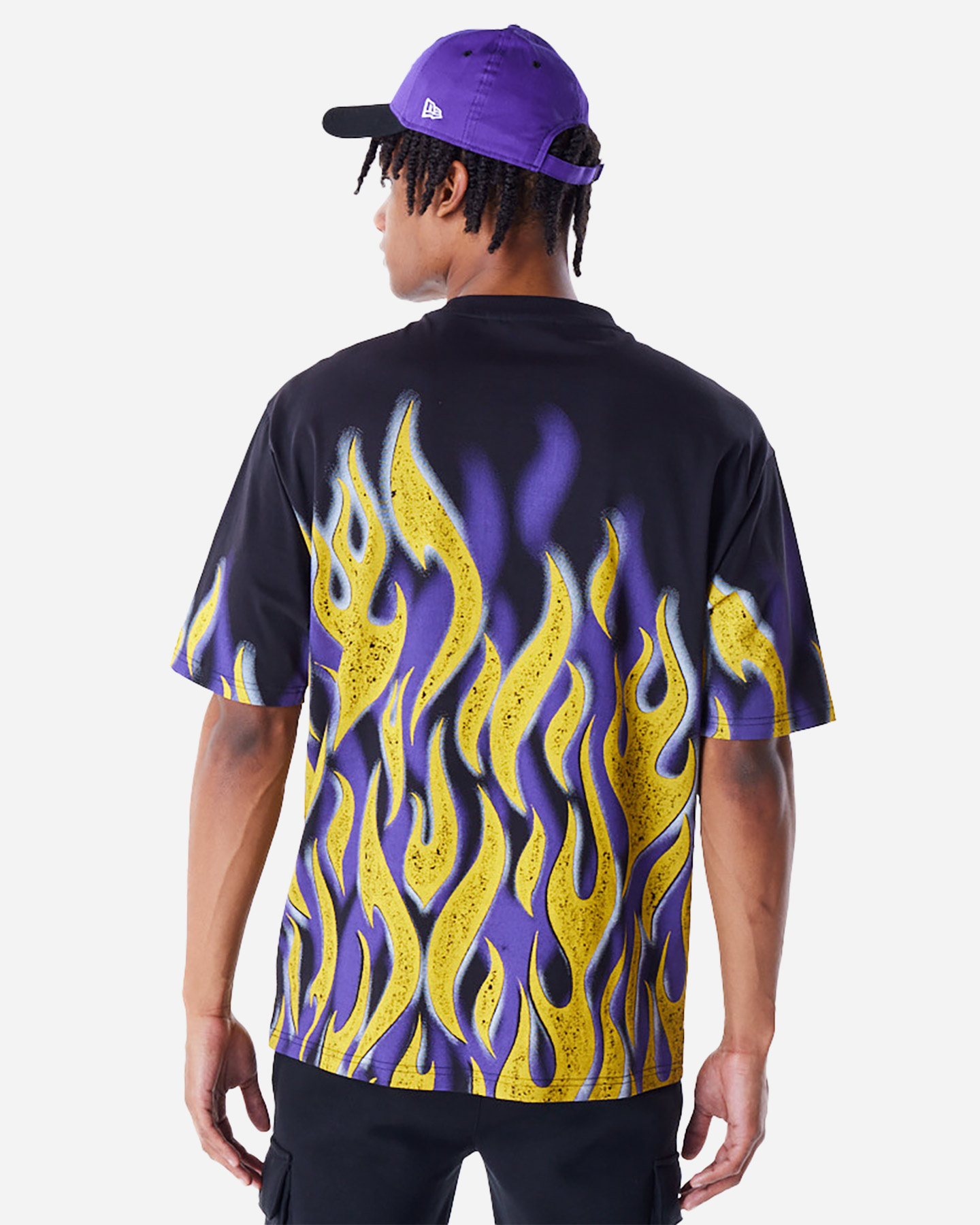 Abbigliamento basket NEW ERA FLAME LAKERS M - Nero - 1 | Cisalfa Sport