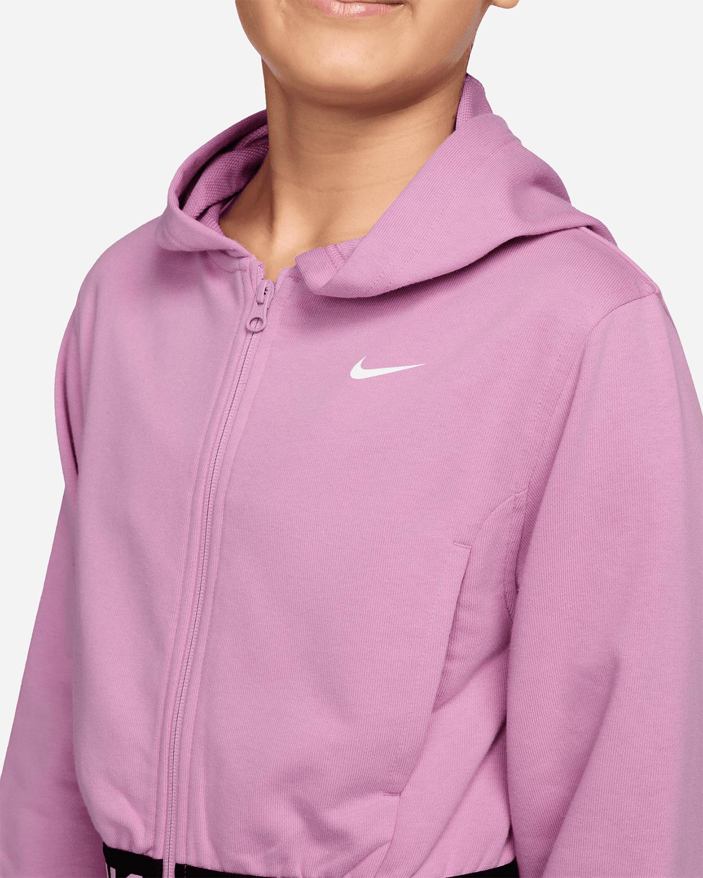 Felpa NIKE TAPE PRO HIGH RISE JR - Viola - 2 | Cisalfa Sport