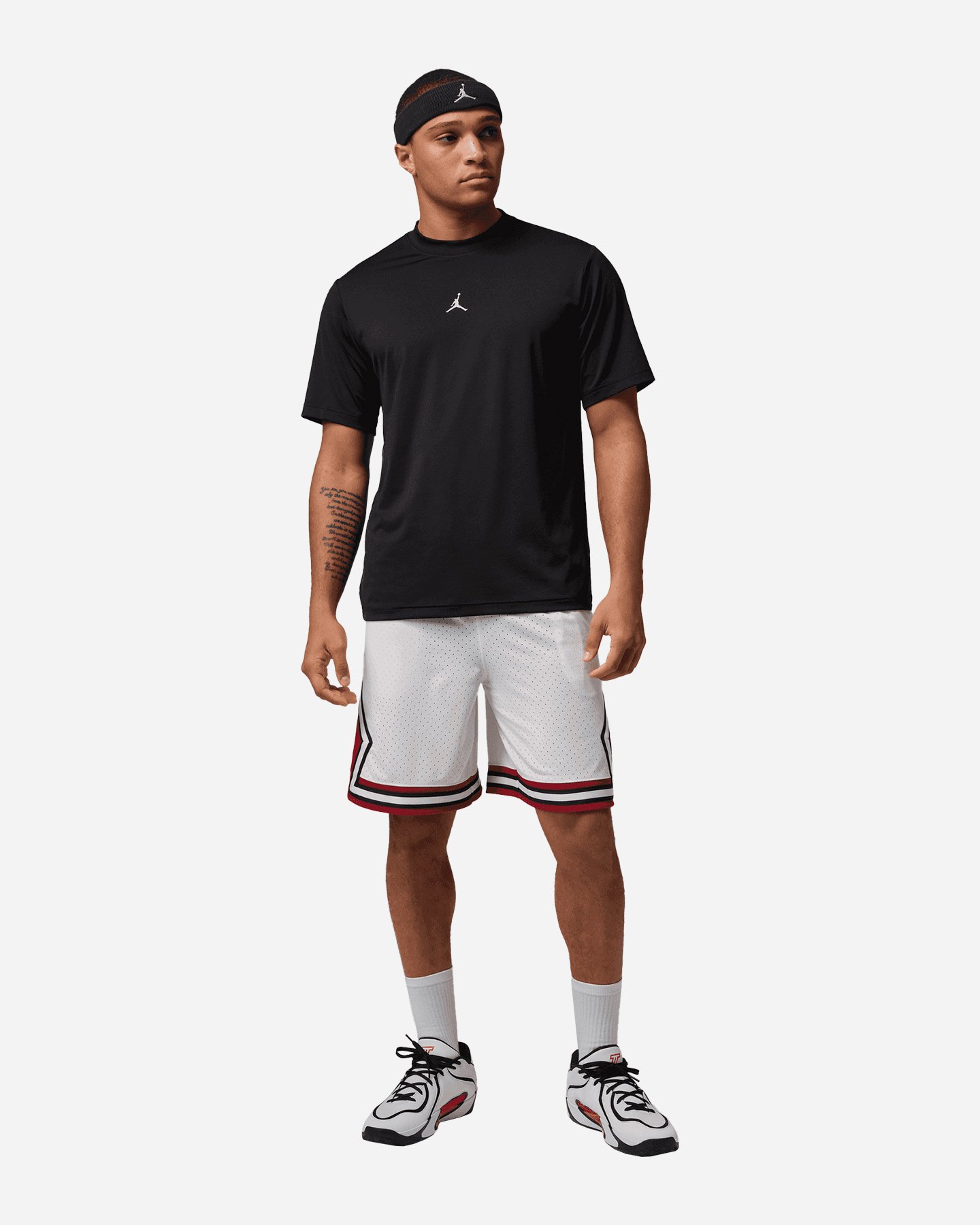 Pantaloncini basket NIKE JORDAN DRI FIT DIAMOND M - Bianco - 3 | Cisalfa Sport