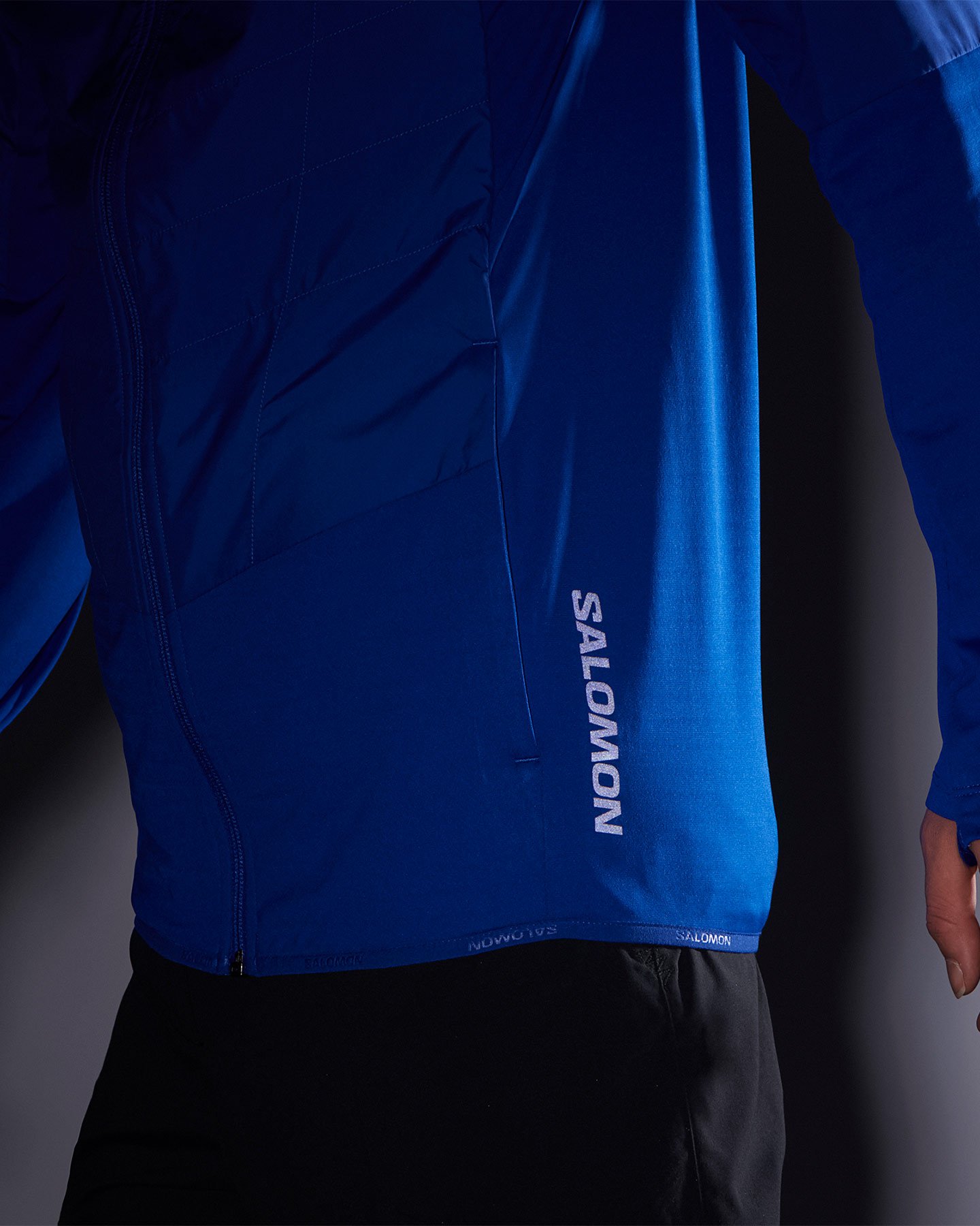 Pile SALOMON OUTLINE ALL SEASON HYBRID M - Blu - 3 | Cisalfa Sport