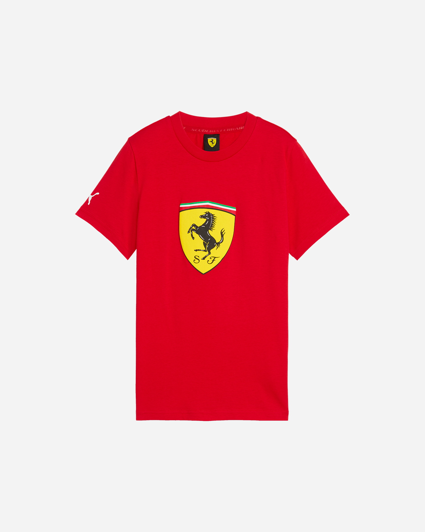 Fanwear PUMA FERRARI SPORTSW COLORED SHIELD JR - Rosso - 0 | Cisalfa Sport