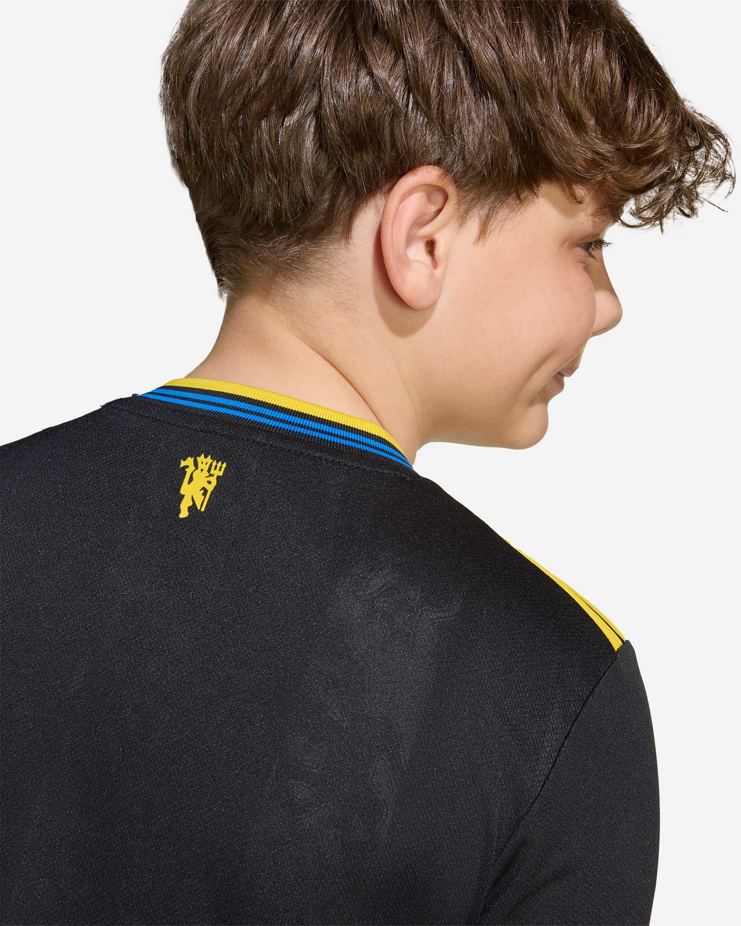 Maglia calcio ufficiale ADIDAS MANCHESTER UNITED 3D 25-26 JR - Nero - 5 | Cisalfa Sport