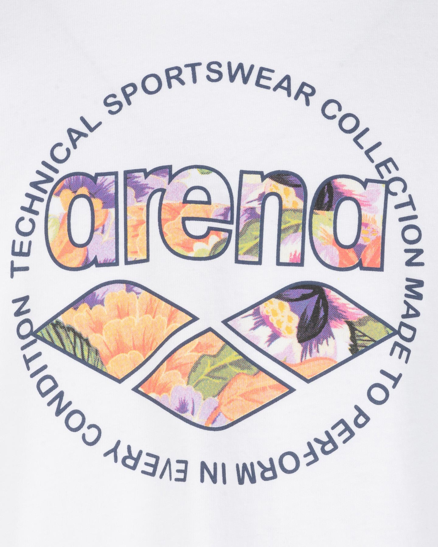 T-shirt ARENA MAXI LOGO JR - Bianco - 2 | Cisalfa Sport