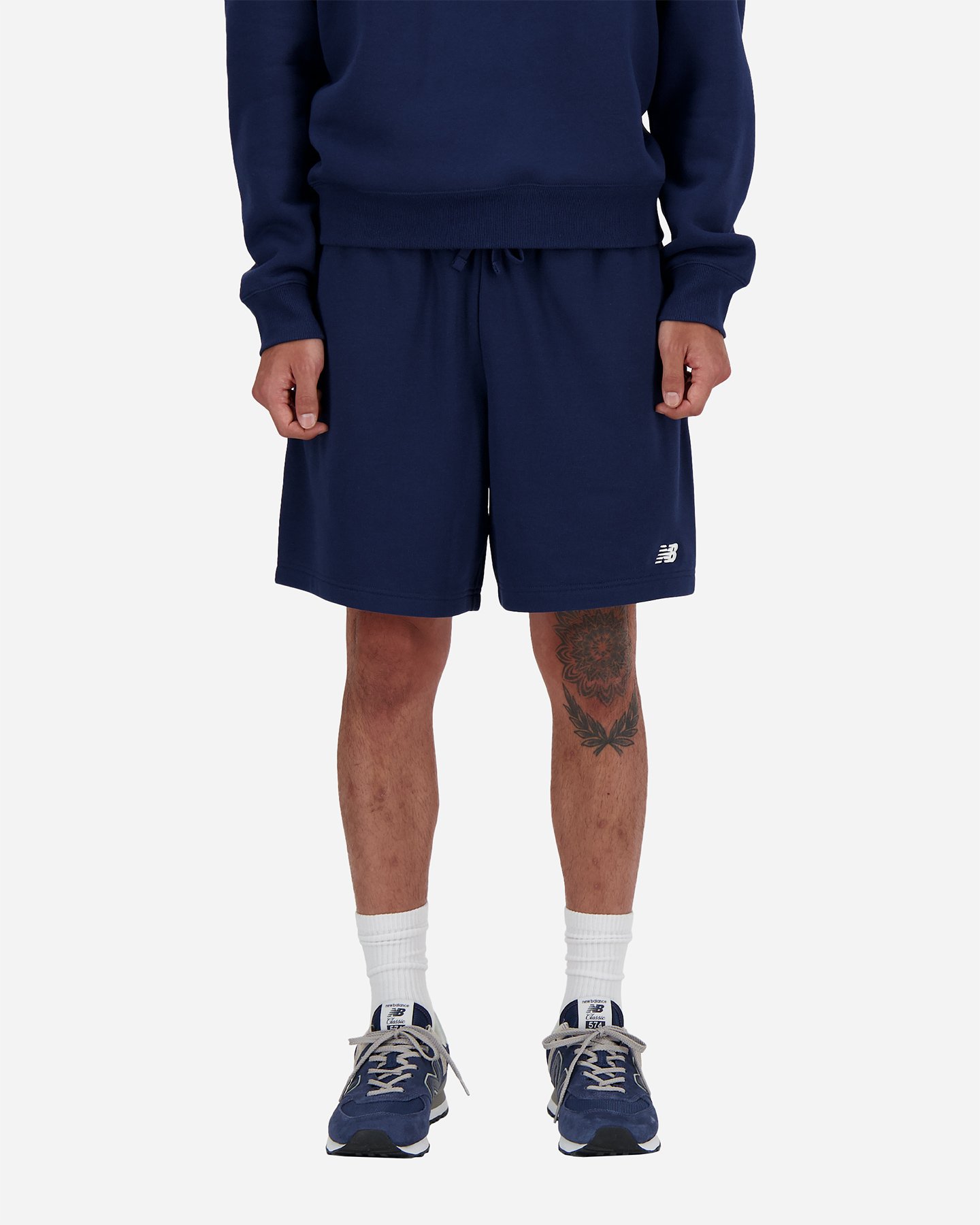 Pantaloncini NEW BALANCE ESSENTIAL SMALL LOGO M - Blu Navy - 0 | Cisalfa Sport