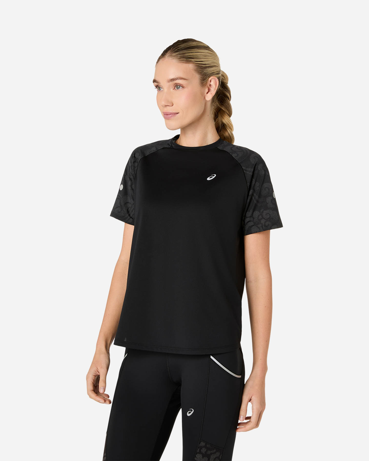 T-shirt running ASICS ROAD LITE-SHOW W - Nero - 2 | Cisalfa Sport