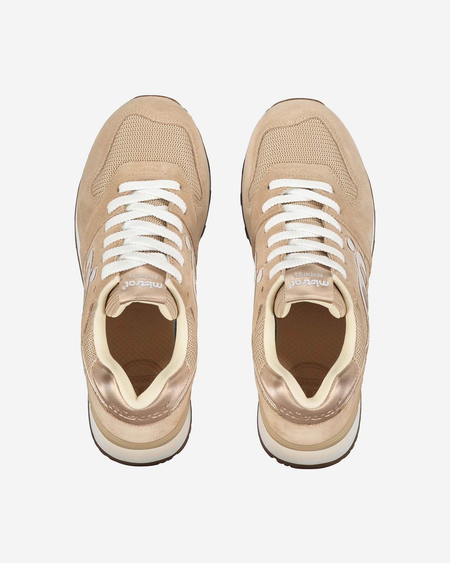 Scarpe sneakers MISTRAL SEVENTIES W - Beige - 4 | Cisalfa Sport