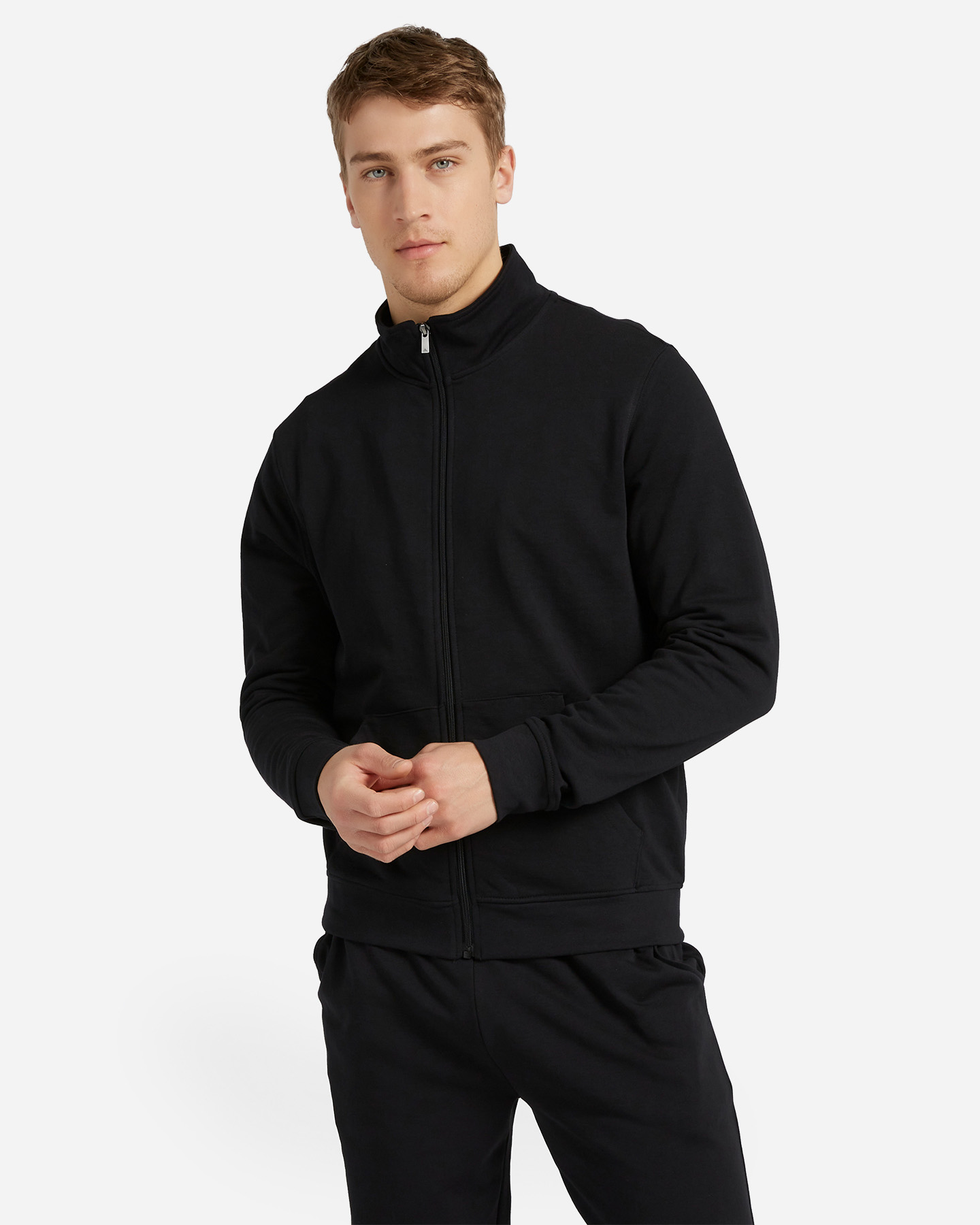 Felpa ABC TRACK FULLZIP M - Nero - 0 | Cisalfa Sport