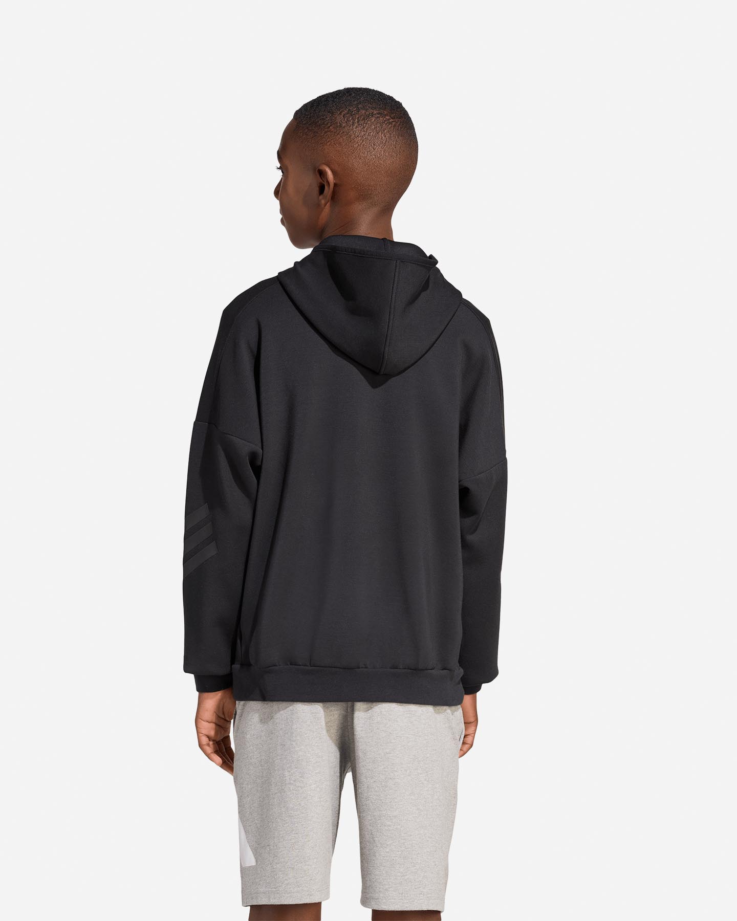 Felpa ADIDAS FUTURE ICONS 3STRIPES JR - Nero - 2 | Cisalfa Sport