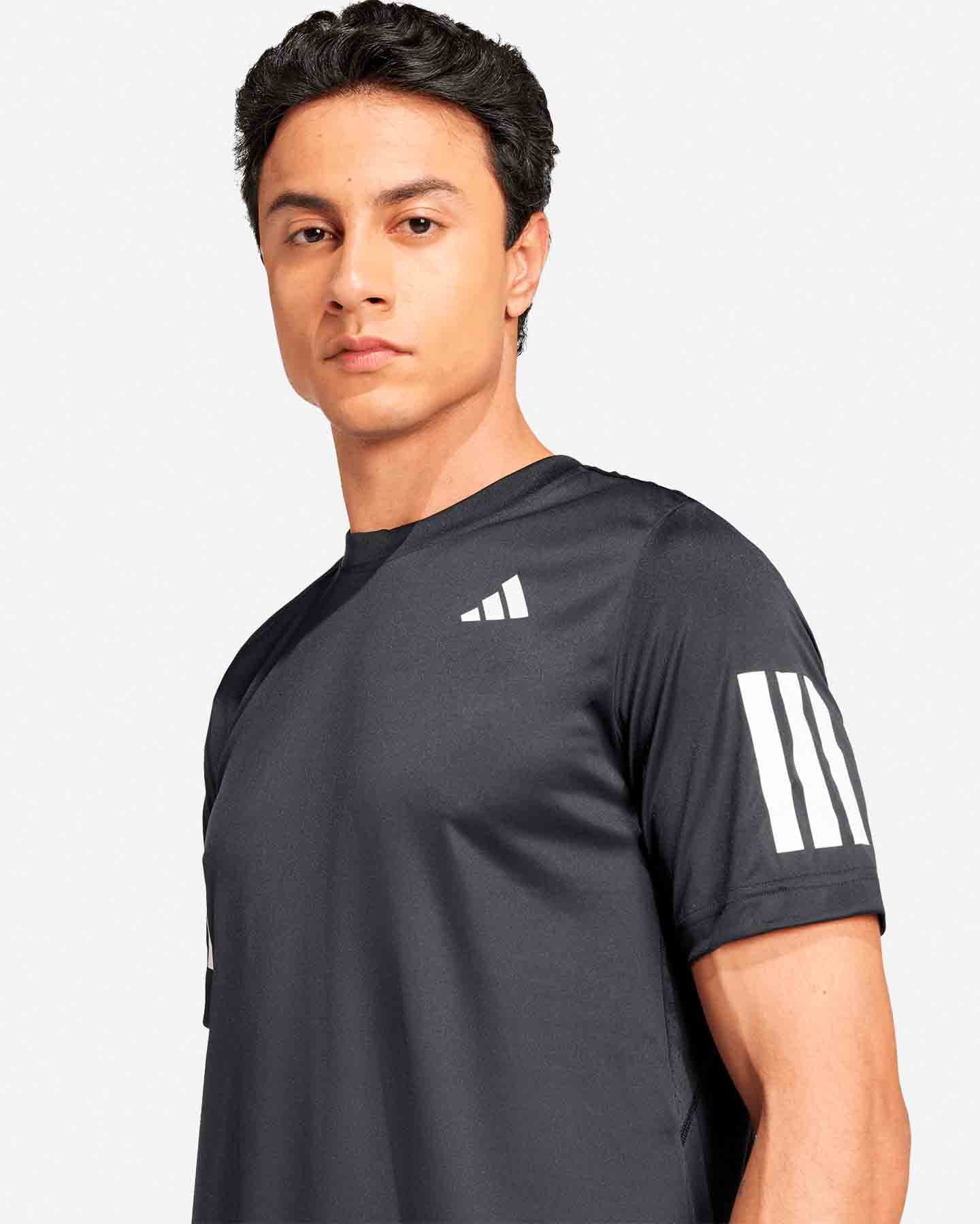 T-shirt tennis ADIDAS CLUB M - Nero - 4 | Cisalfa Sport