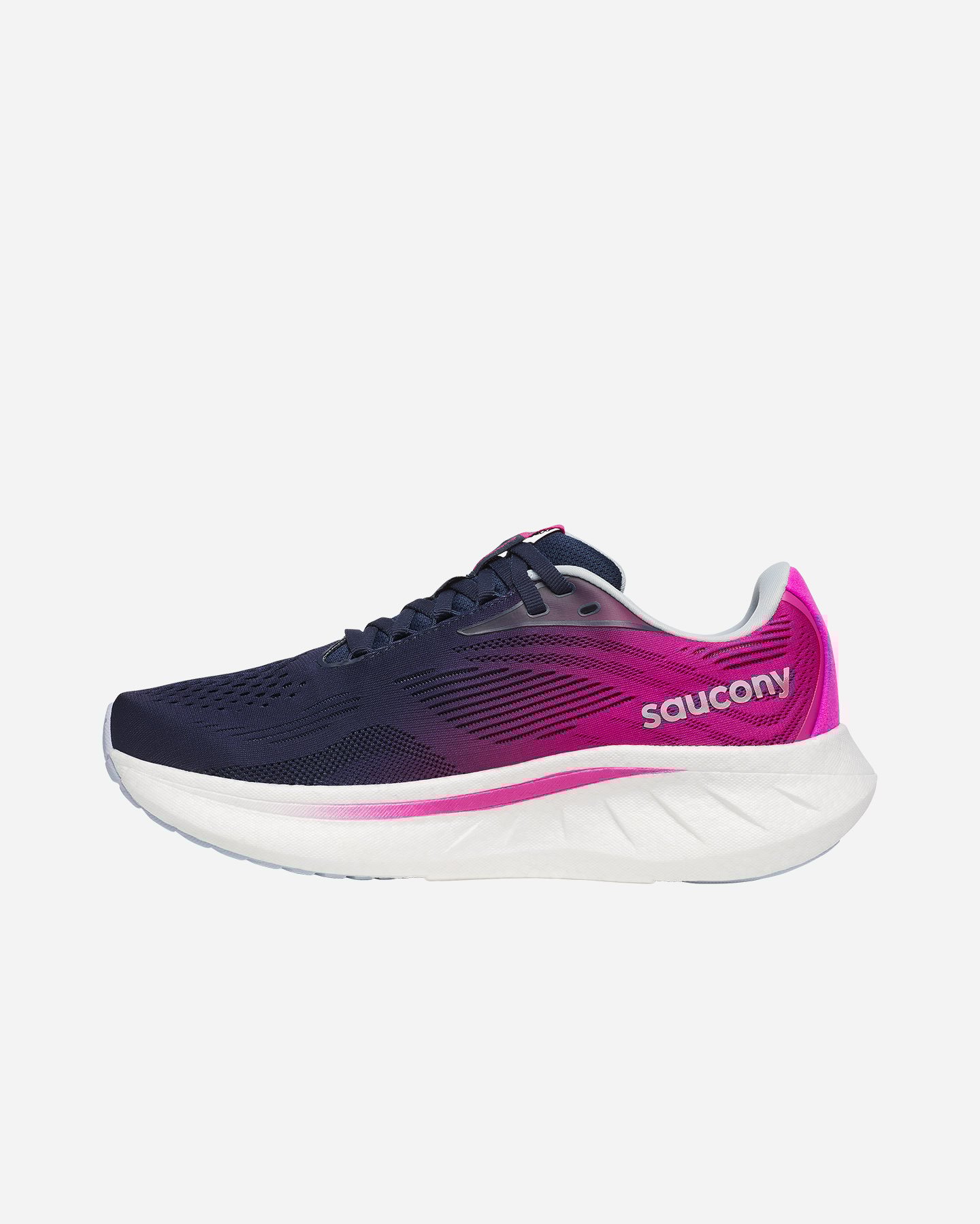 Scarpe running SAUCONY RIDE 18 W - Blu Navy - 5 | Cisalfa Sport