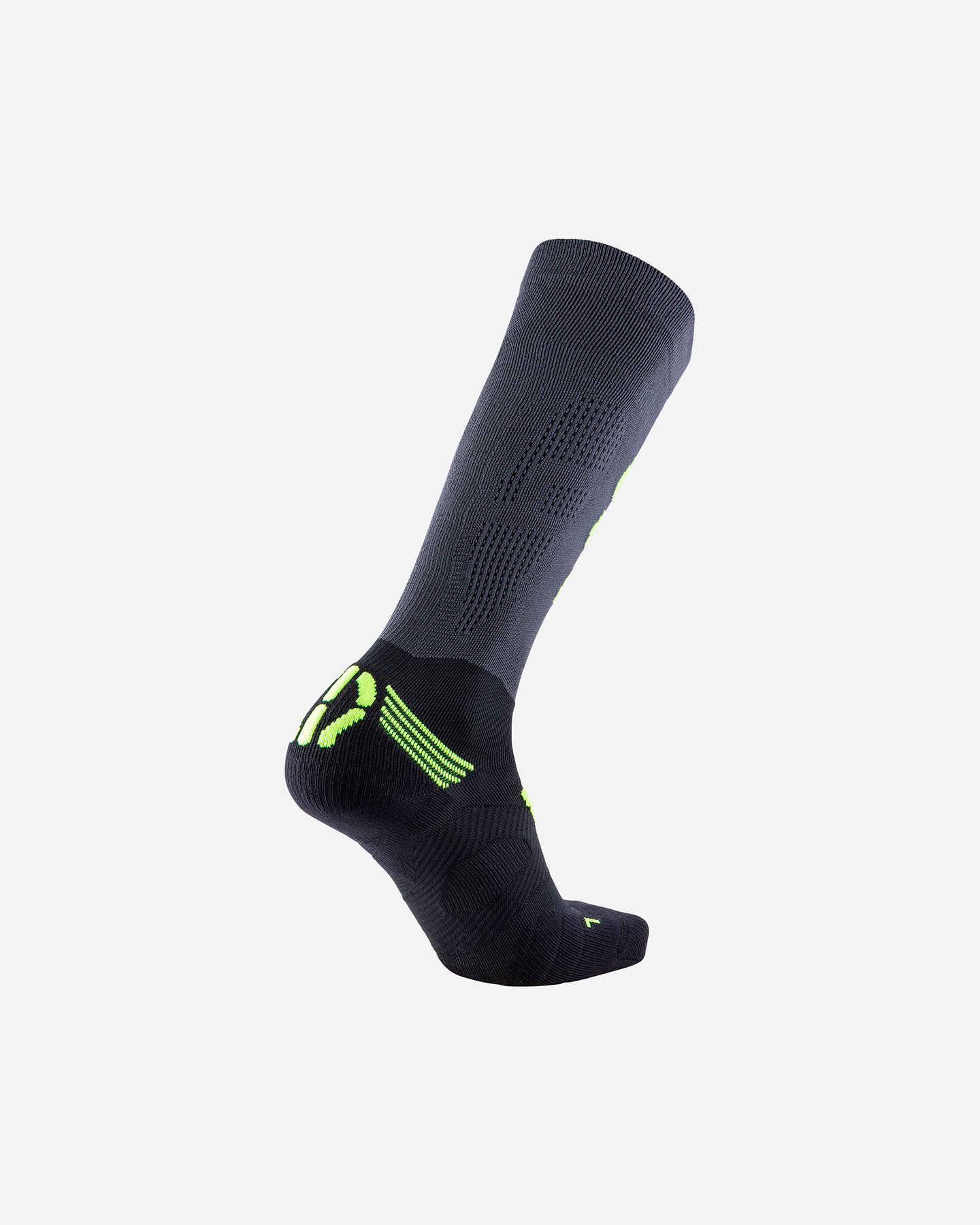 Calze running UYN RUN COMPRESSION FLY  - Antracite - 1 | Cisalfa Sport