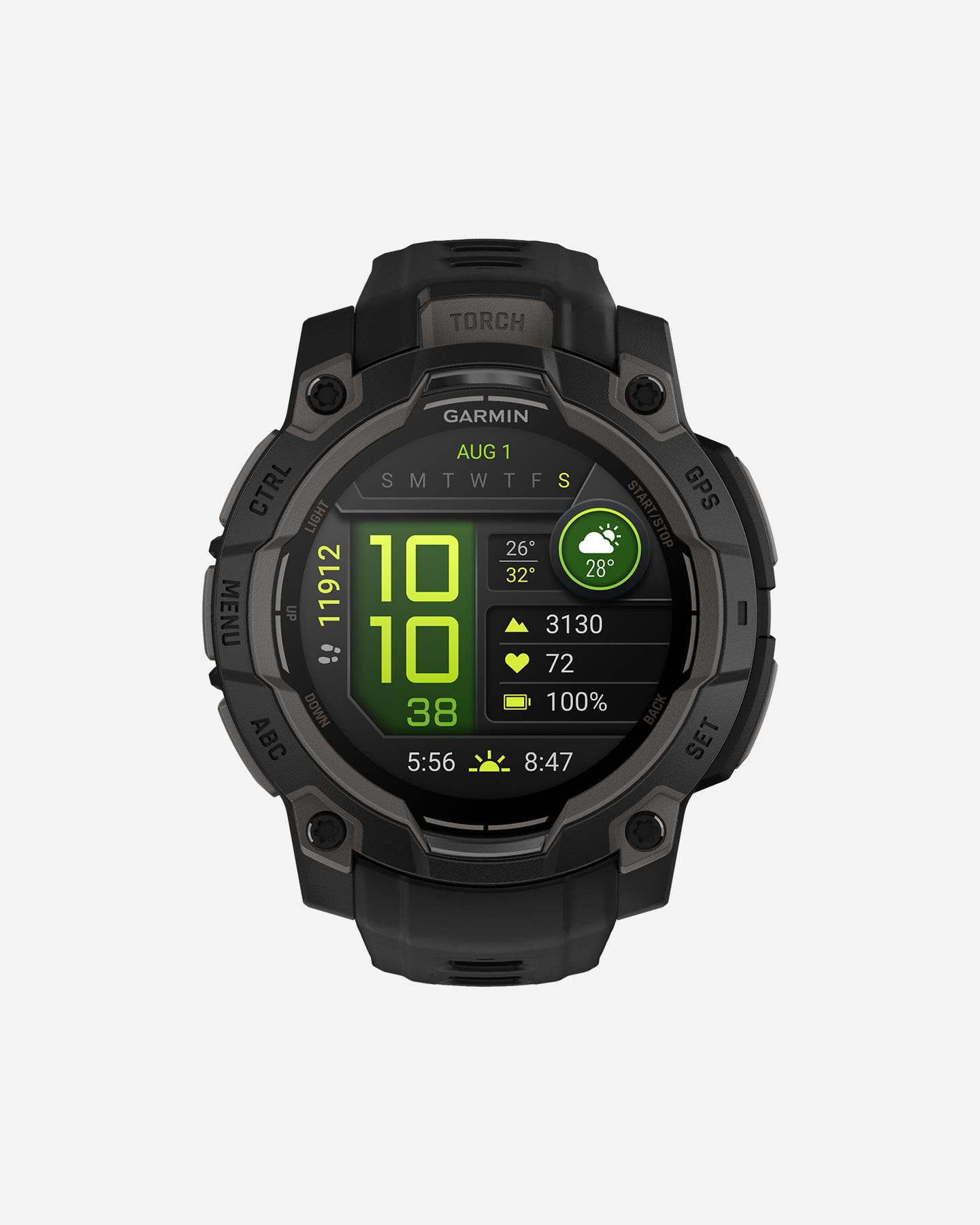 Garmin Instinct 3 45mm Amoled - Orologio Multifunzione - Nero