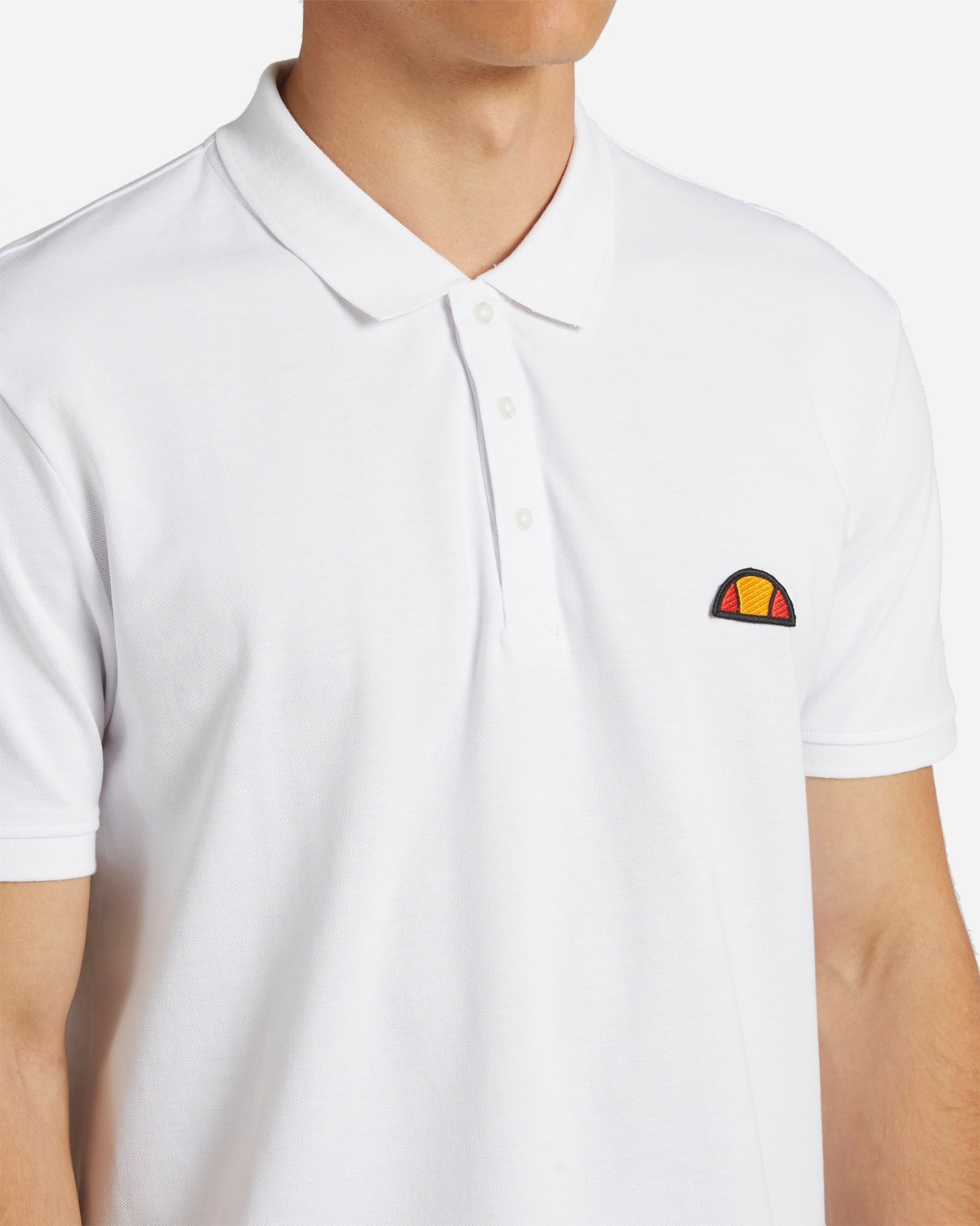 Polo ELLESSE CLASSIC PATCH M - Bianco - 4 | Cisalfa Sport