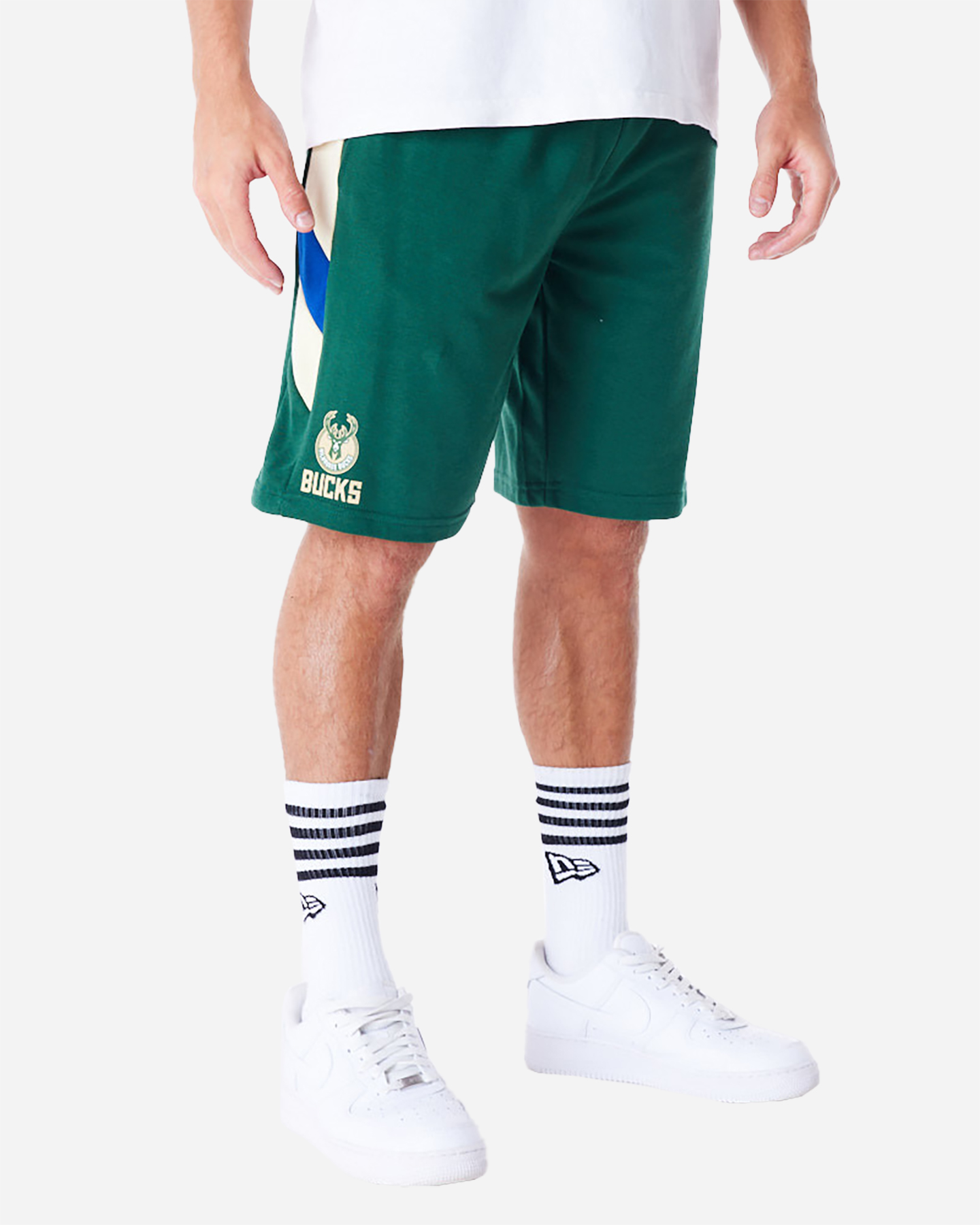 Shorts nba NEW ERA PANEL OS BUCKS M - Verde - 0 | Cisalfa Sport