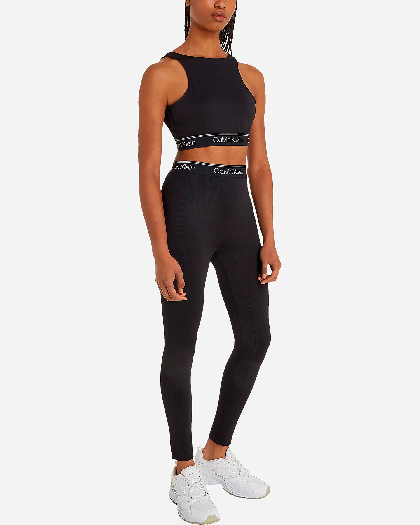 Bra training CALVIN KLEIN SPORT ELASTIC LOGO W - Nero - 2 | Cisalfa Sport