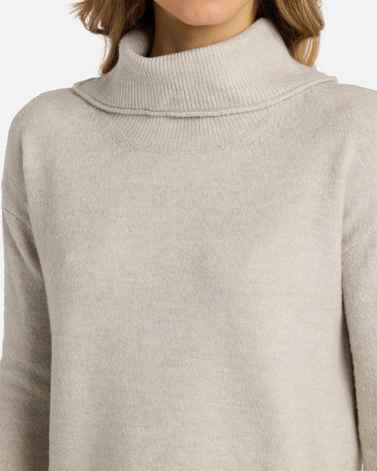 Maglione DACK'S DOLCEVITA LUREX W - Beige - 5 | Cisalfa Sport