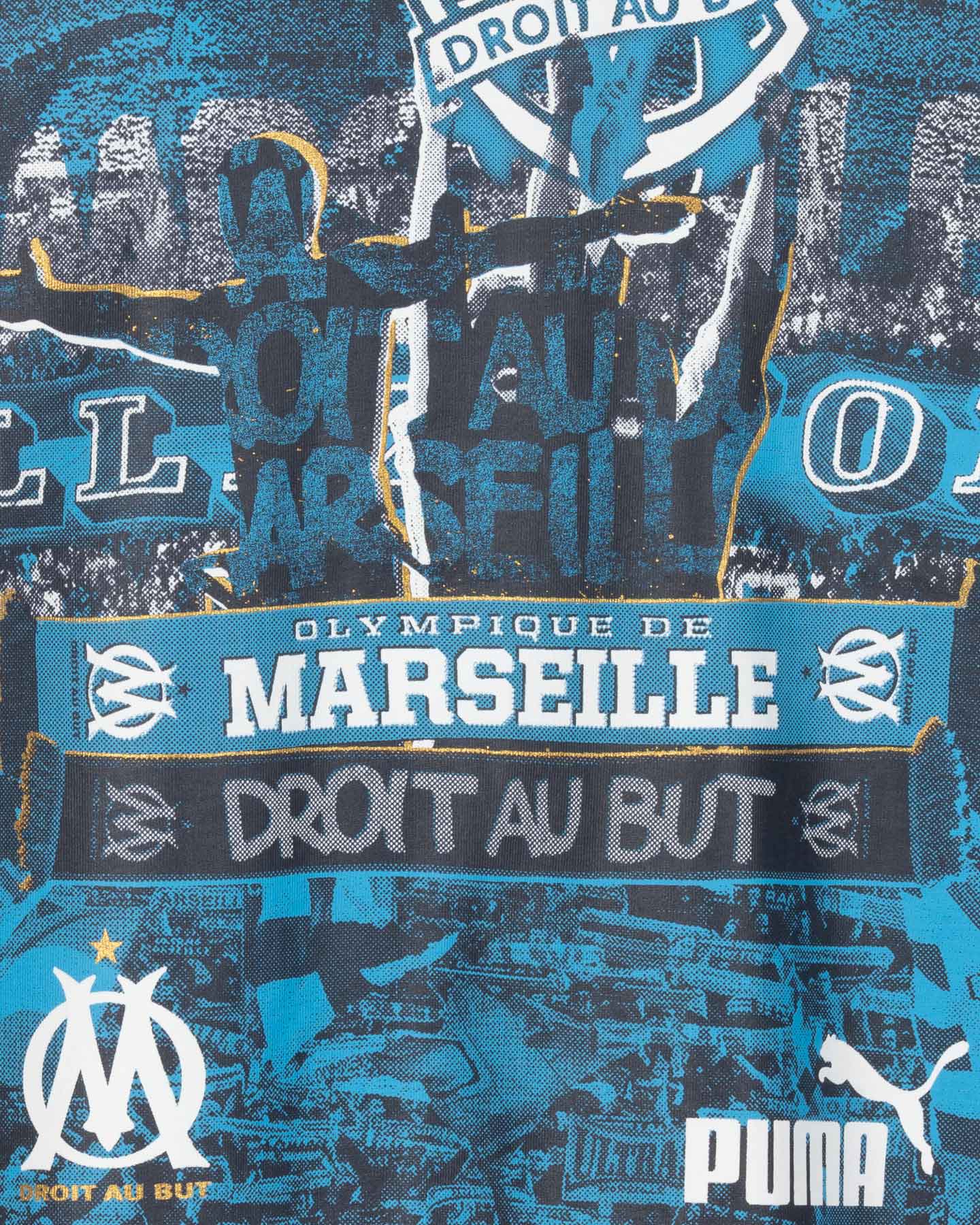 Abbigliamento calcio ufficiale PUMA OLYMPIQUE DE MARSIGLIA FTBLNRGY+24-25 M - Color mix - 2 | Cisalfa Sport