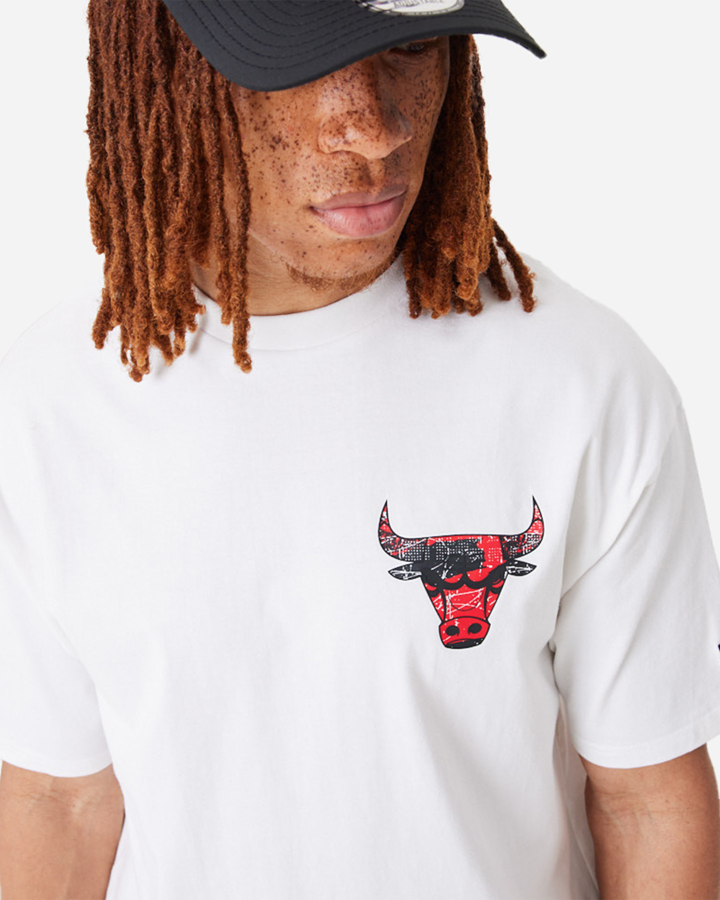 T-shirt NEW ERA INFILL LOGO CHICAGO BULLS  - Bianco - 2 | Cisalfa Sport