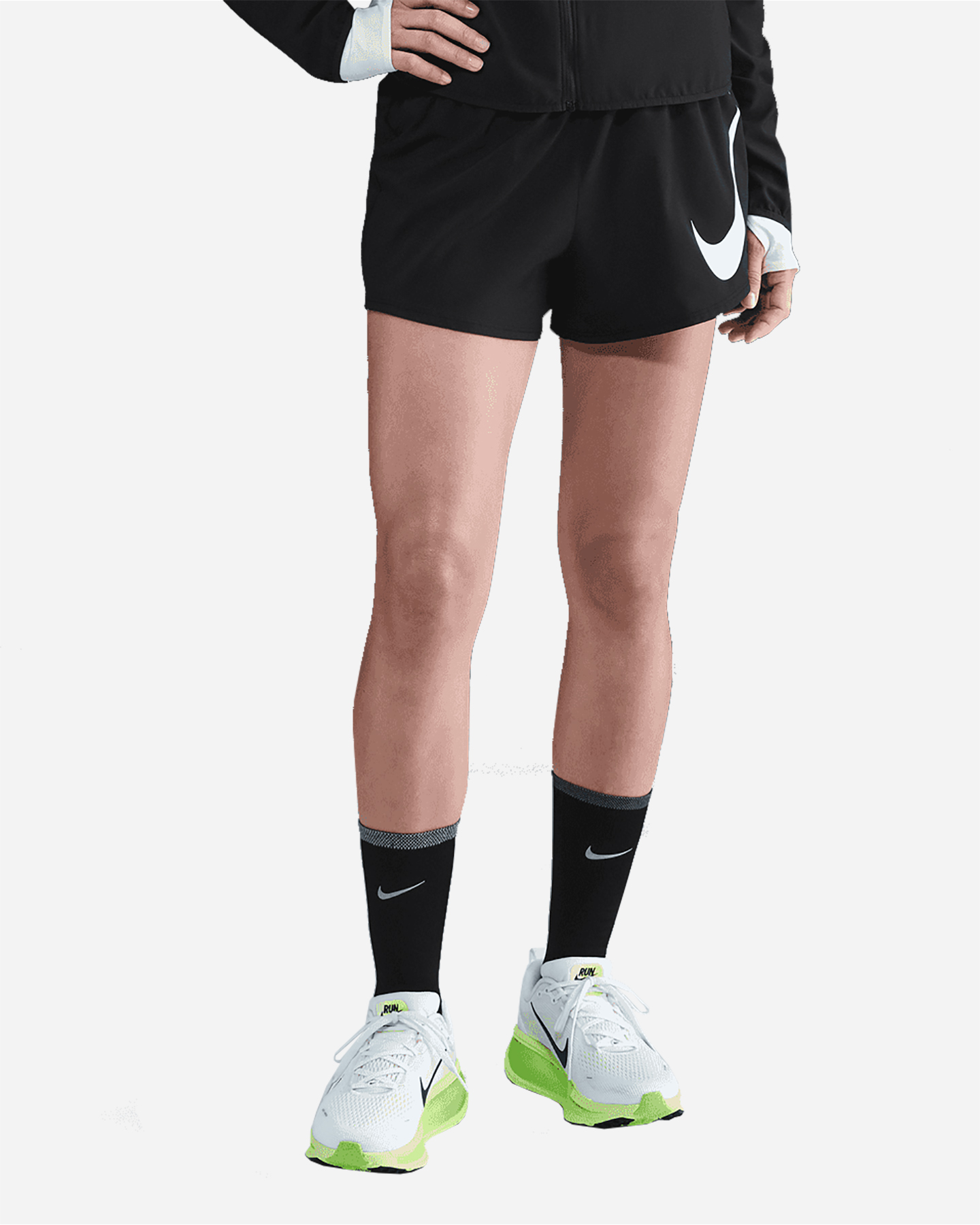 Short running NIKE SWOOSH W - Nero - 0 | Cisalfa Sport