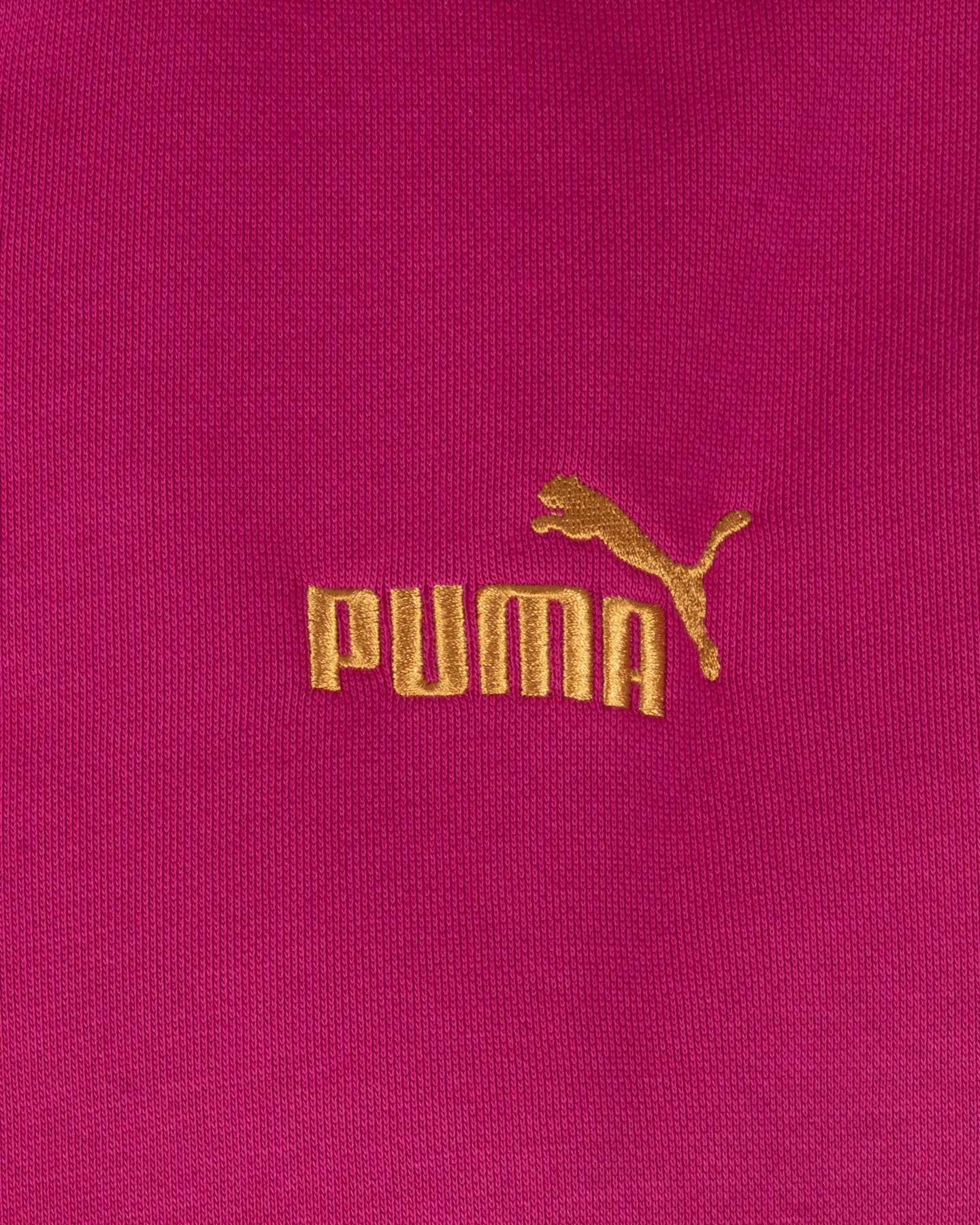 Felpa PUMA HER LOGO W - Fucsia - 2 | Cisalfa Sport