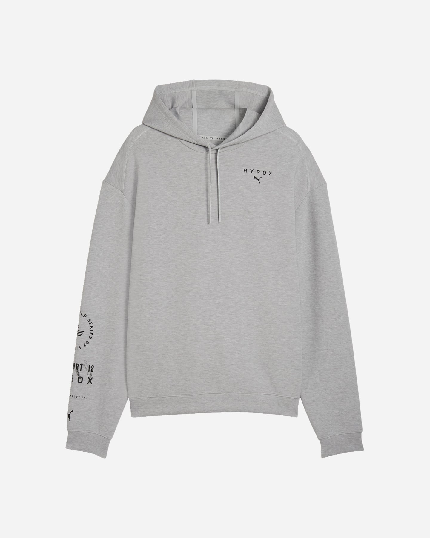 Felpa training PUMA HYROX CLOUDSPUN M - Grigio - 0 | Cisalfa Sport