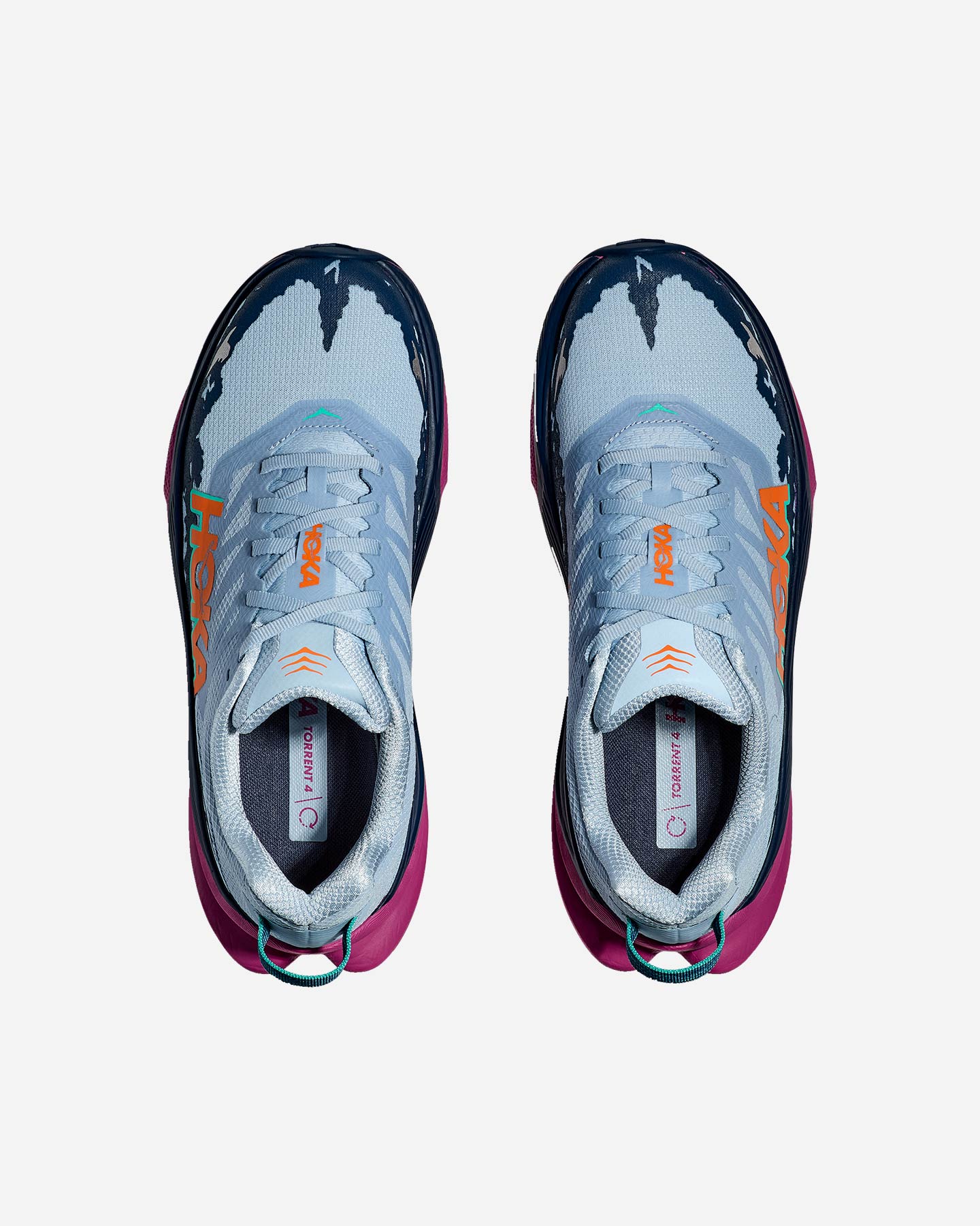 Scarpe trail HOKA TORRENT 4 W - Azzurro - 3 | Cisalfa Sport