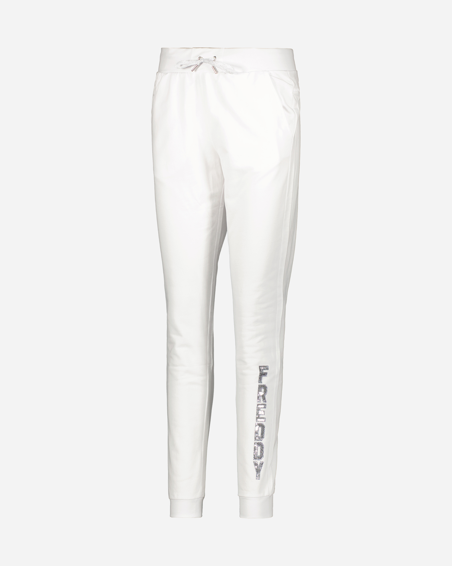 Pantalone FREDDY LOGO PAILLETTES W - Bianco - 0 | Cisalfa Sport