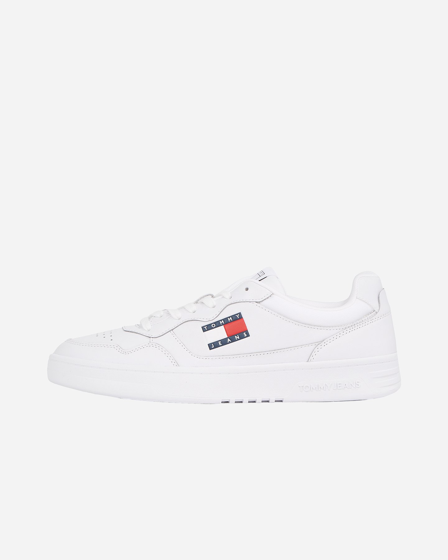 Scarpe sneakers TOMMY HILFIGER CUPSOLE LEATHER M - Bianco - 4 | Cisalfa Sport