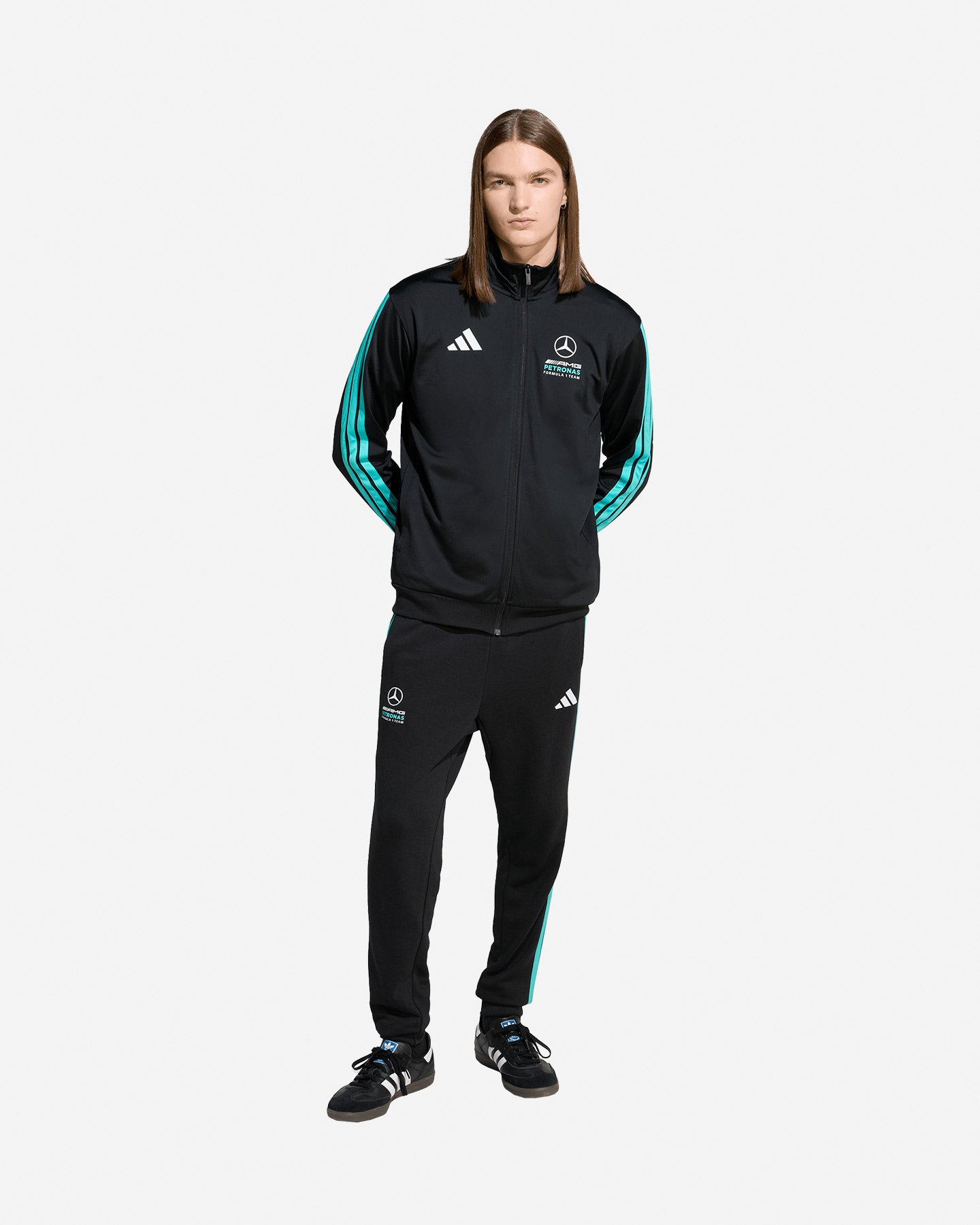 Felpa ADIDAS MERCEDES DNA M - Nero - 4 | Cisalfa Sport