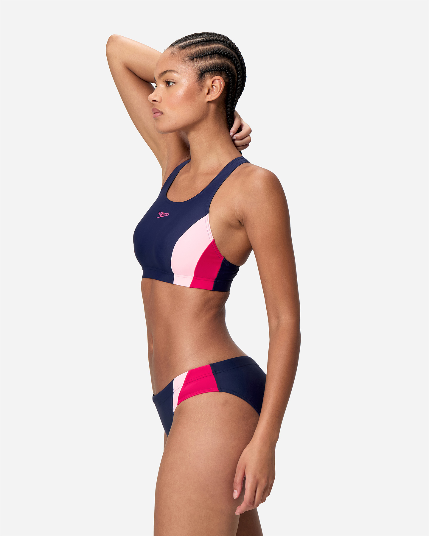 Costume piscina SPEEDO COLOURBLOCK SPLICE 2.0 W - Blu - 3 | Cisalfa Sport