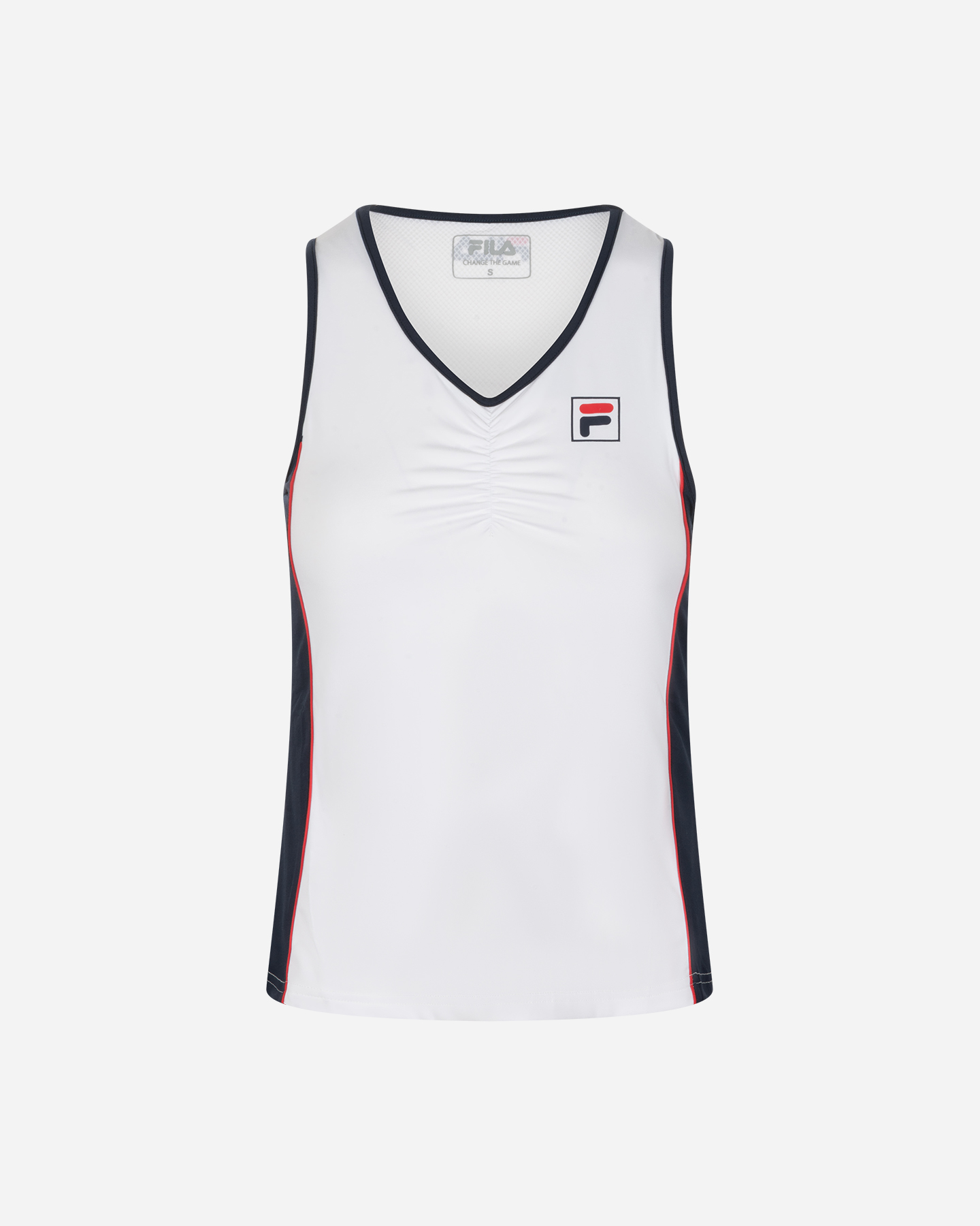 T-shirt tennis FILA COURT LINE W - Bianco - 0 | Cisalfa Sport
