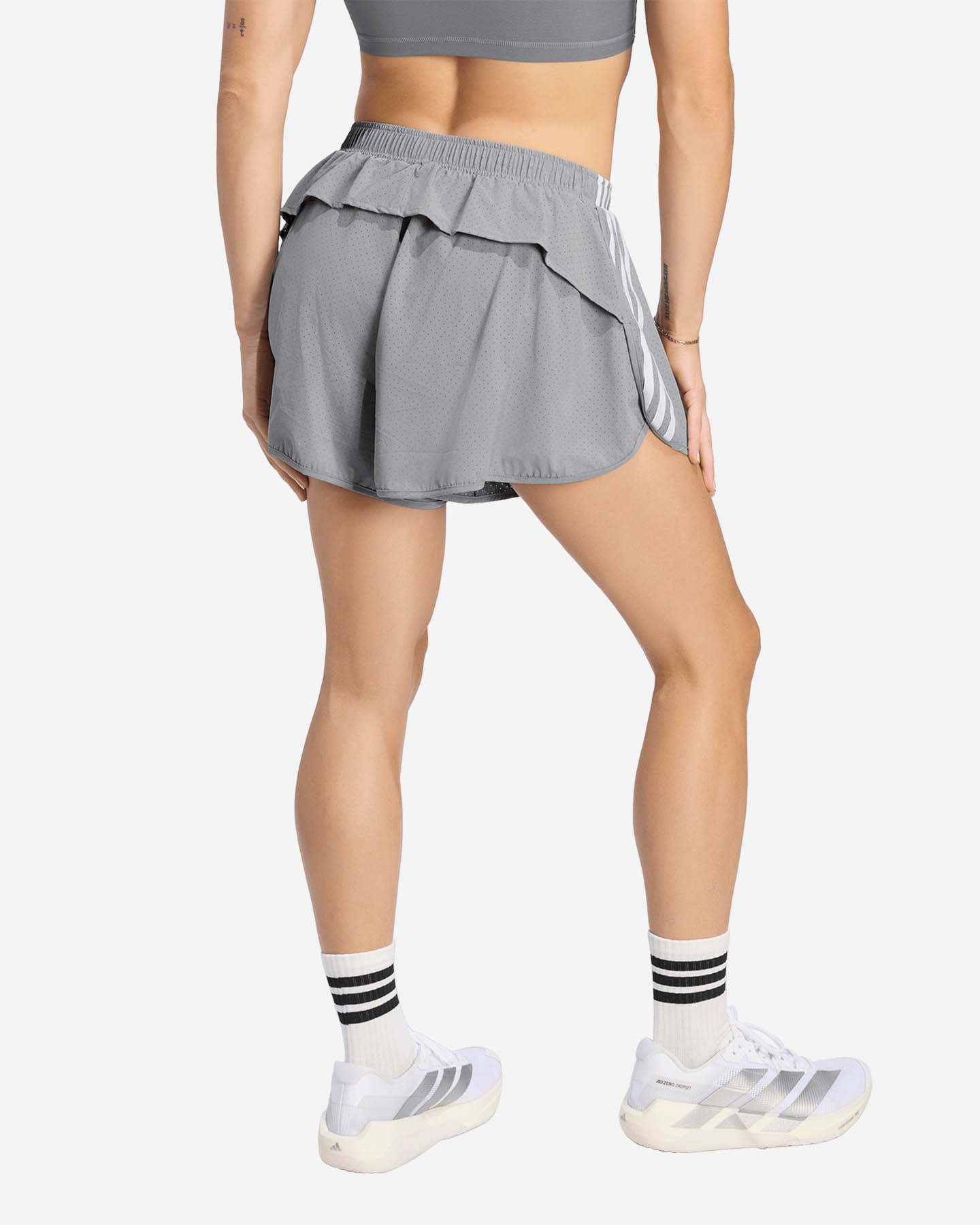 Short training ADIDAS ORIGINALS SPORT W - Grigio - 3 | Cisalfa Sport