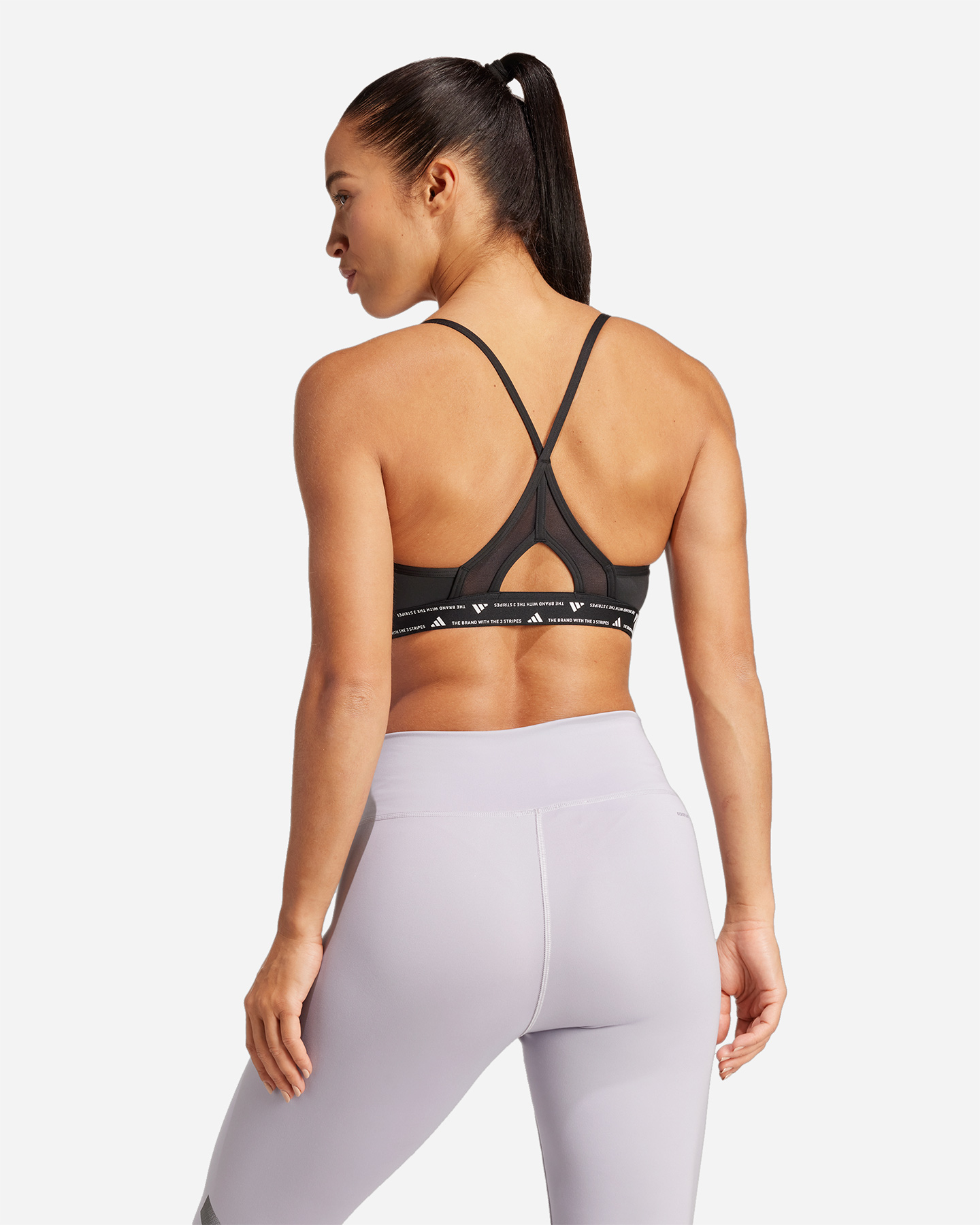Bra training ADIDAS AEROREACT TRAINING 3STRIPES W - Rosa - 3 | Cisalfa Sport