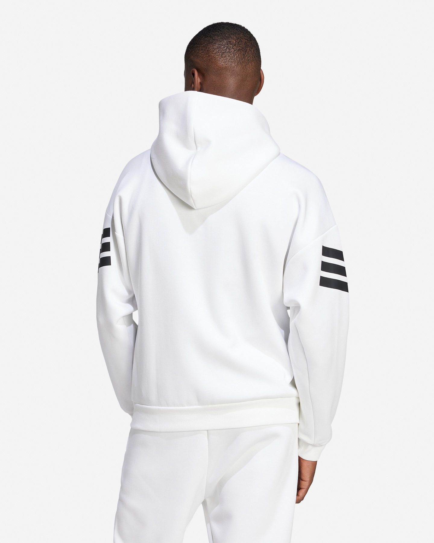 Felpa ADIDAS 3STRIPES M - Bianco - 2 | Cisalfa Sport