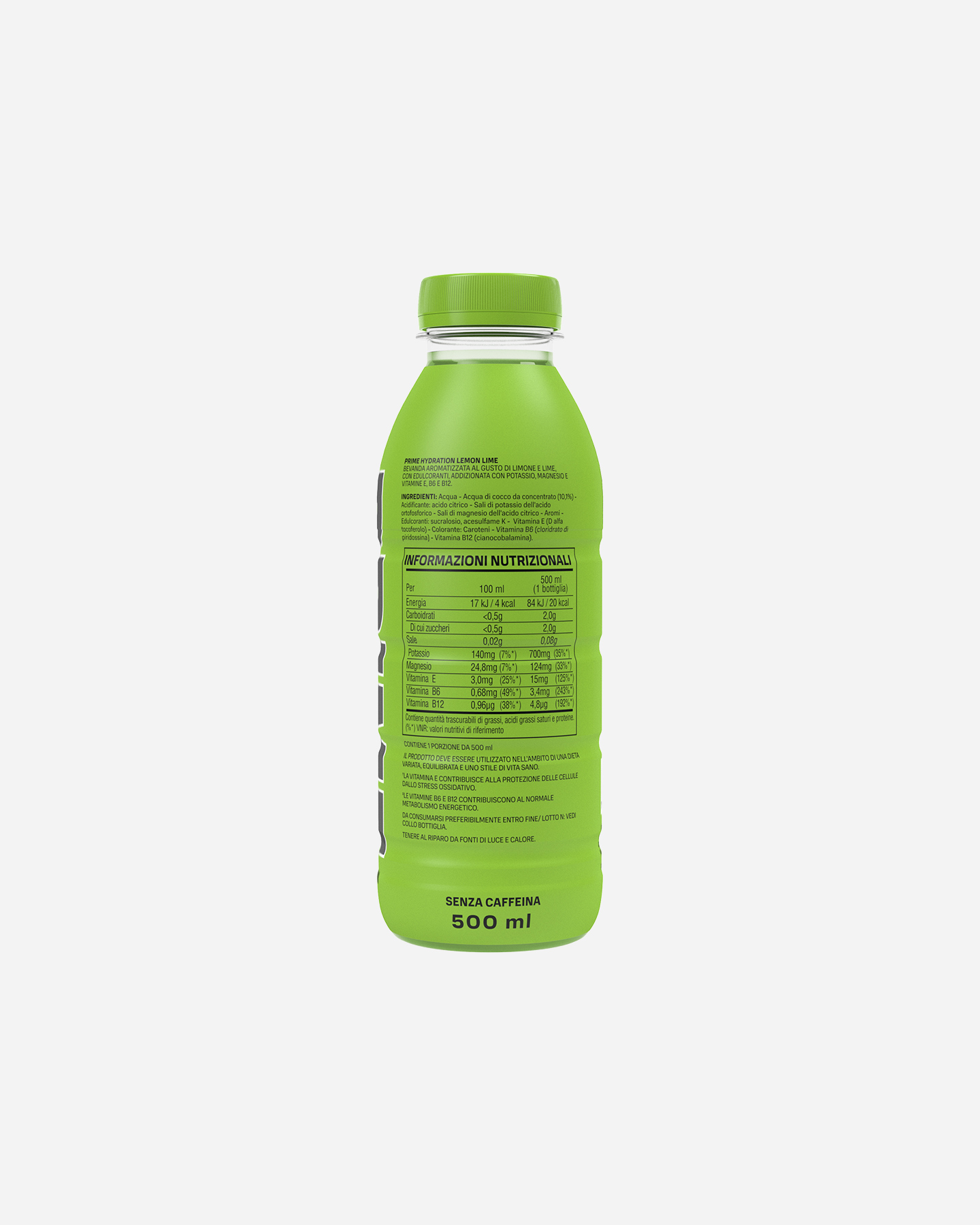 Energetico PRIME LEMON LIME 500ML  - Verde - 1 | Cisalfa Sport