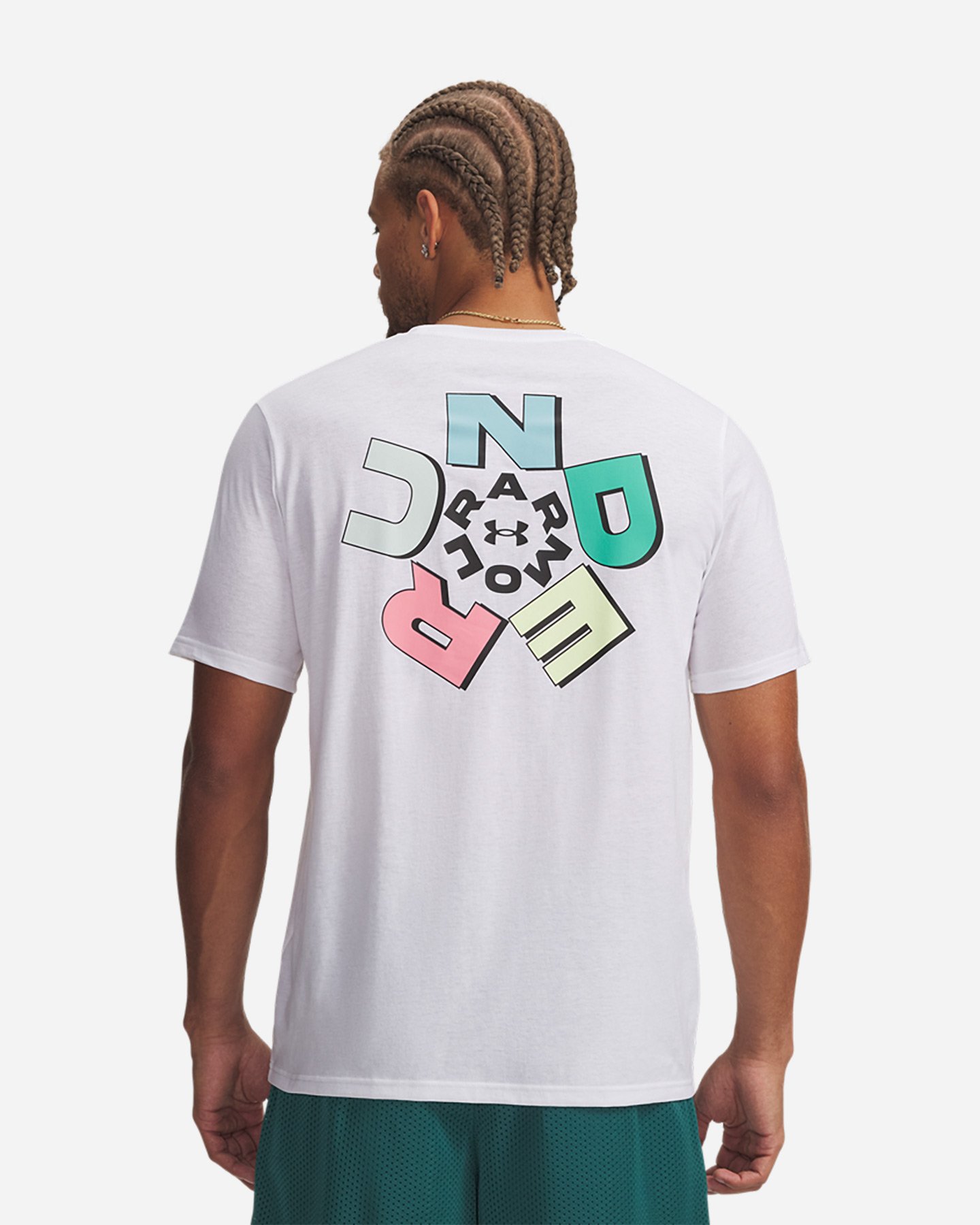 T-shirt UNDER ARMOUR RADIAL SMALL LOGO M - Bianco - 1 | Cisalfa Sport