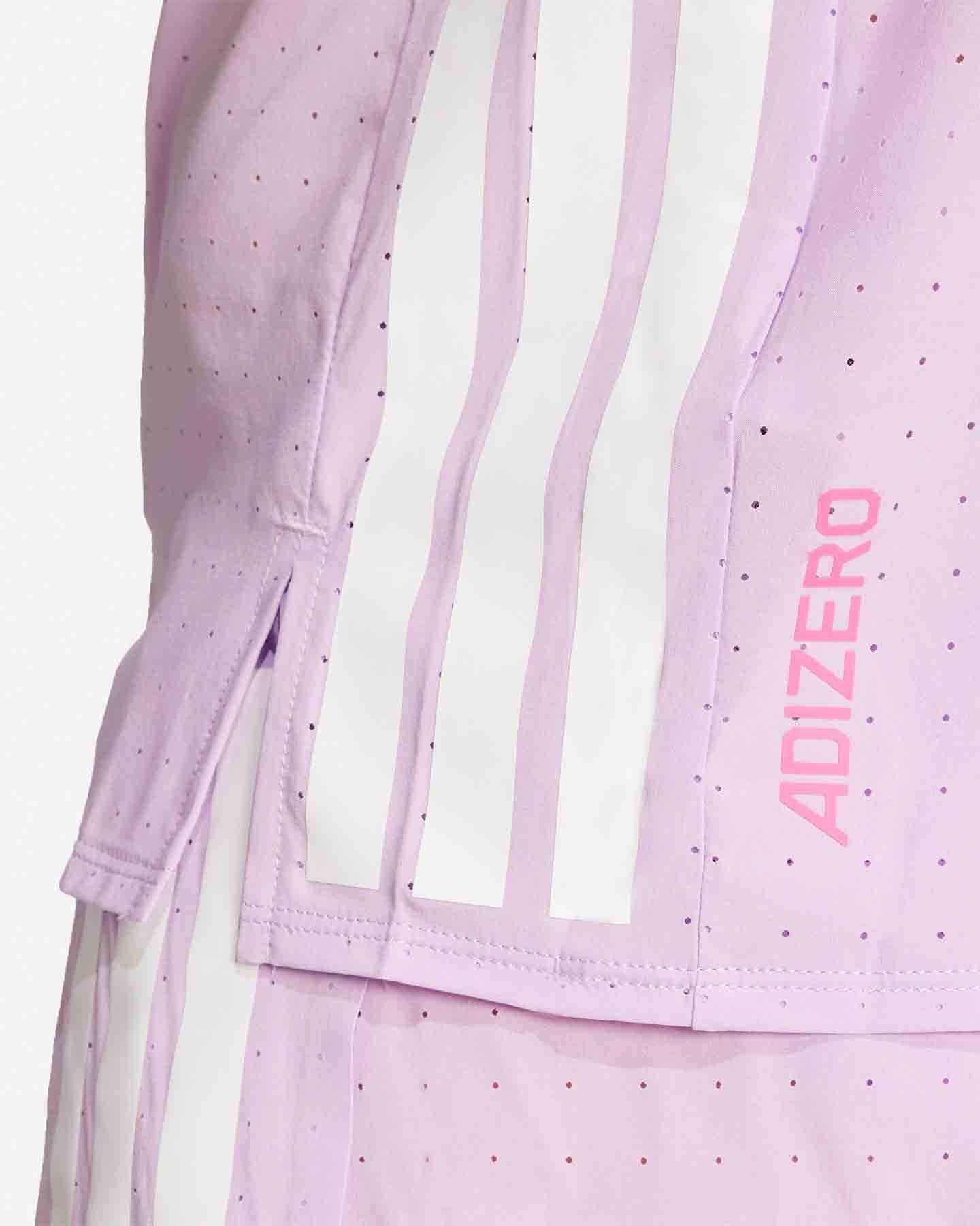 T-shirt running ADIDAS ADIZERO W - Rosa - 4 | Cisalfa Sport