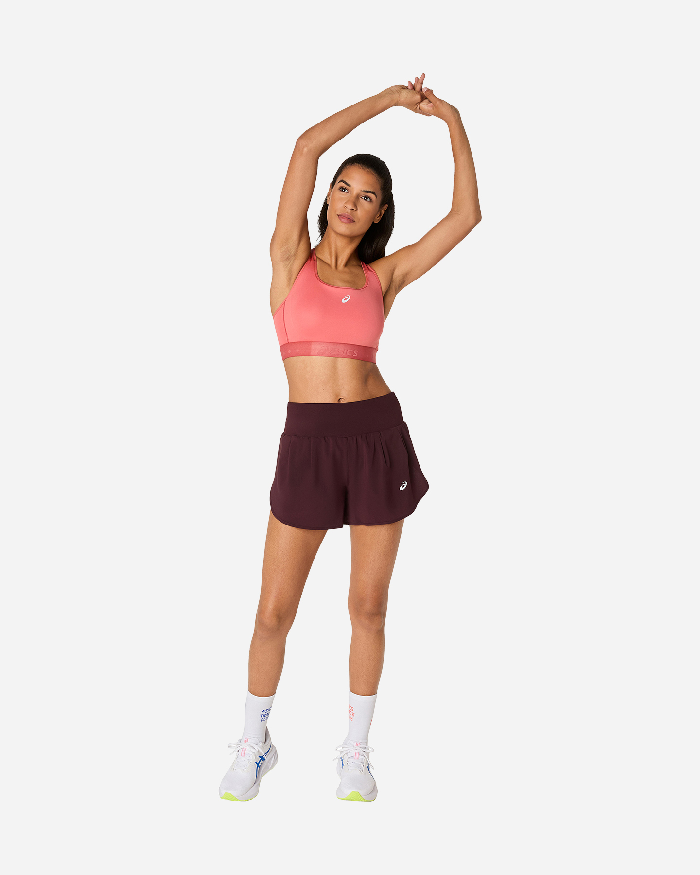 Reggiseno ASICS ROAD OMPRESSION W - Rosa - 5 | Cisalfa Sport
