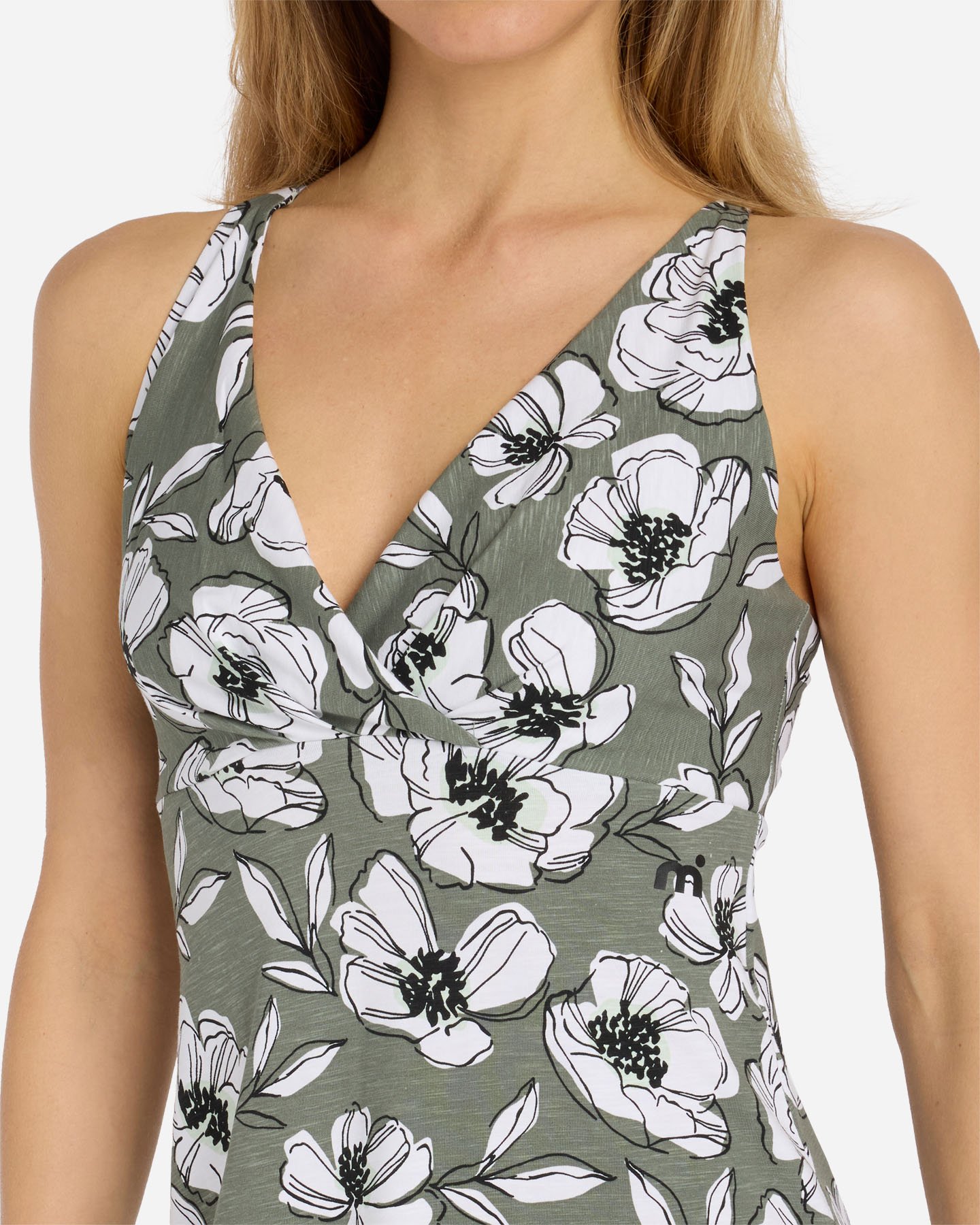 T-shirt MISTRAL FLOWERS W - Verde - 5 | Cisalfa Sport