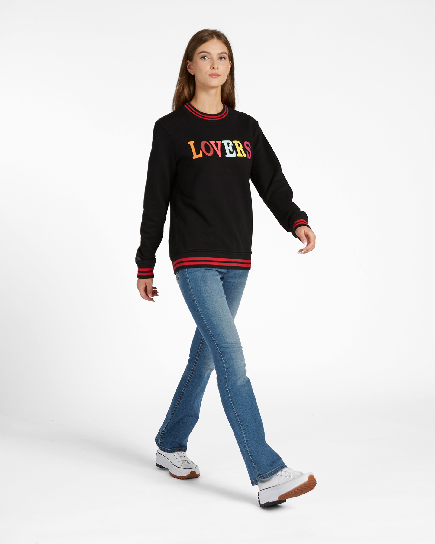 Felpa BEST COMPANY LOVERS W - Nero - 3 | Cisalfa Sport