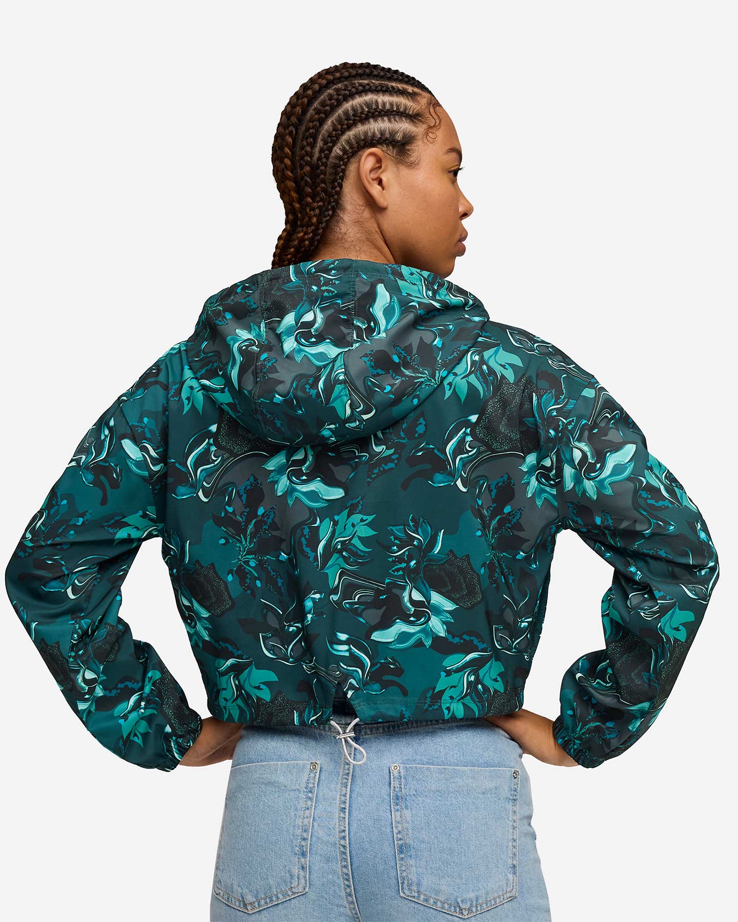 Felpa training PUMA CONCEPT PRINTED W - Verde - 3 | Cisalfa Sport