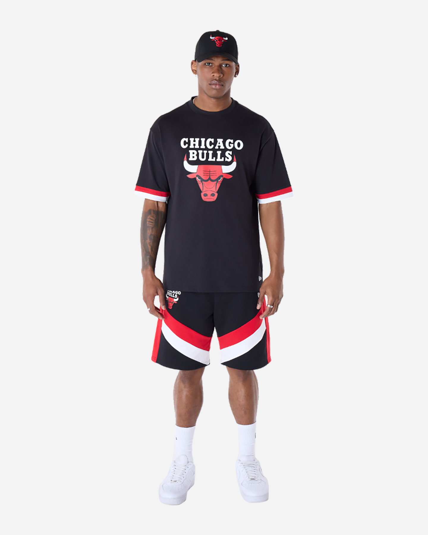 Abbigliamento basket NEW ERA PANEL BULLS M - Nero - 2 | Cisalfa Sport