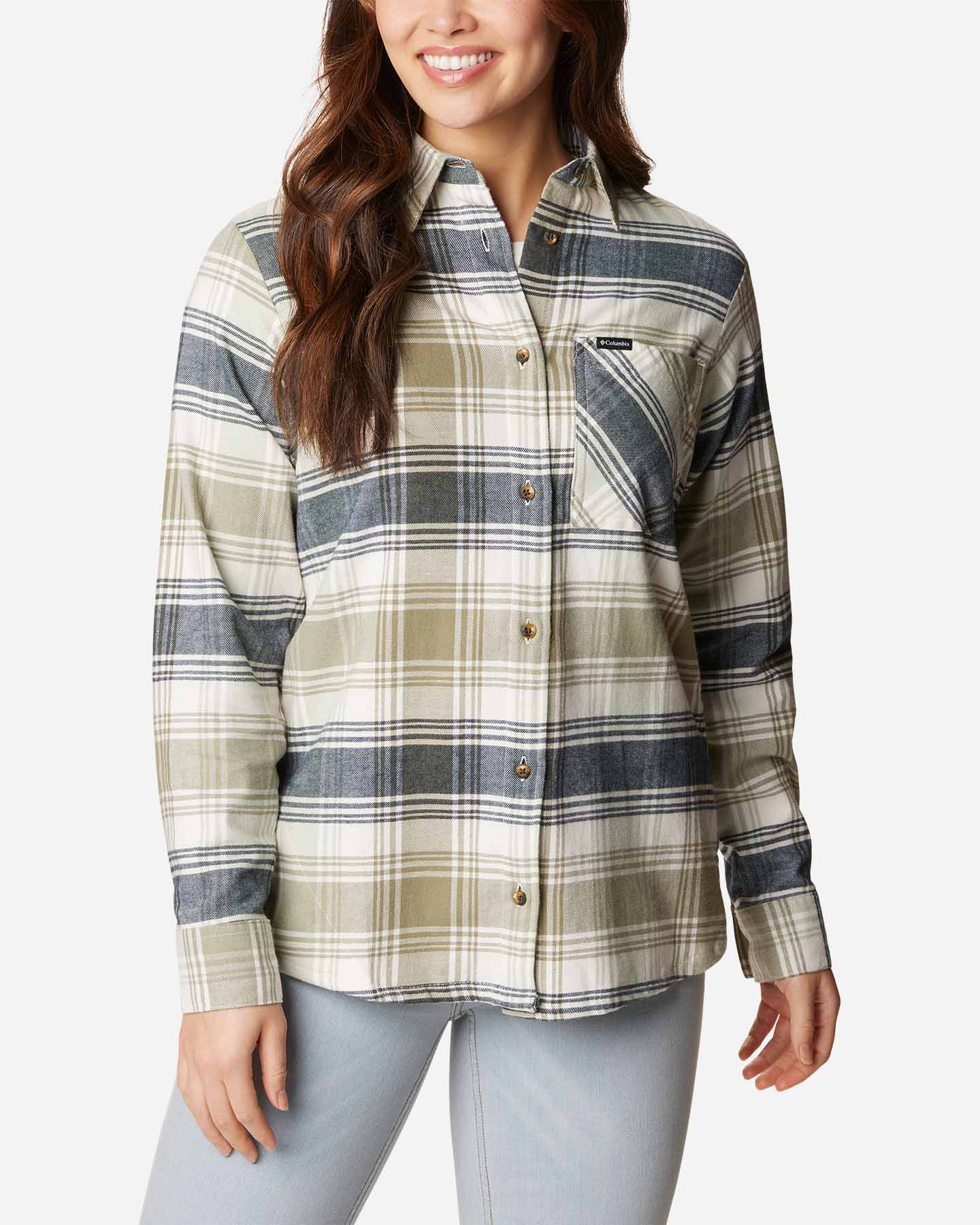 Camicia COLUMBIA CALICO BASIN W - Verde - 0 | Cisalfa Sport