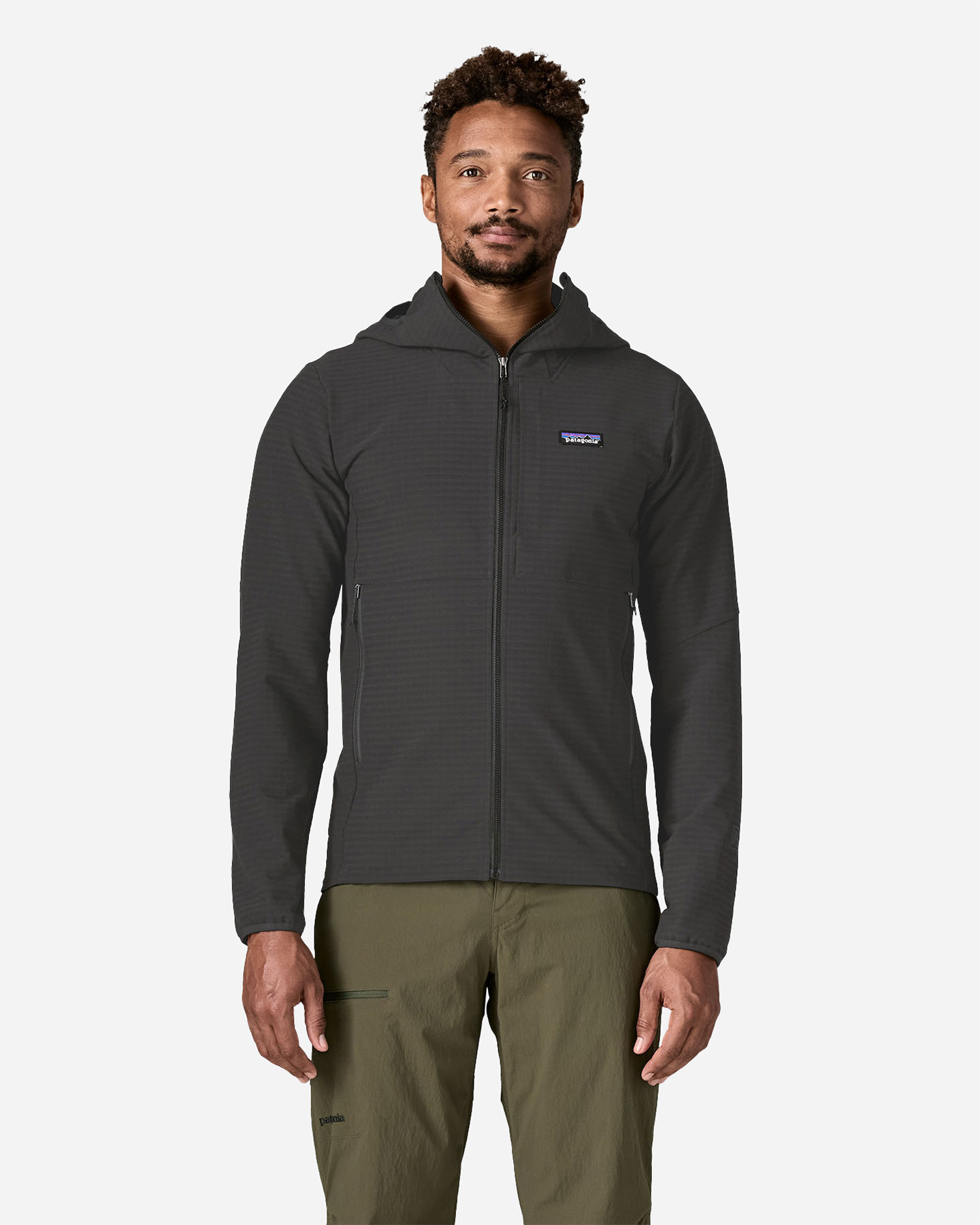 Pile PATAGONIA R1 TECHFACE M - Nero - 1 | Cisalfa Sport